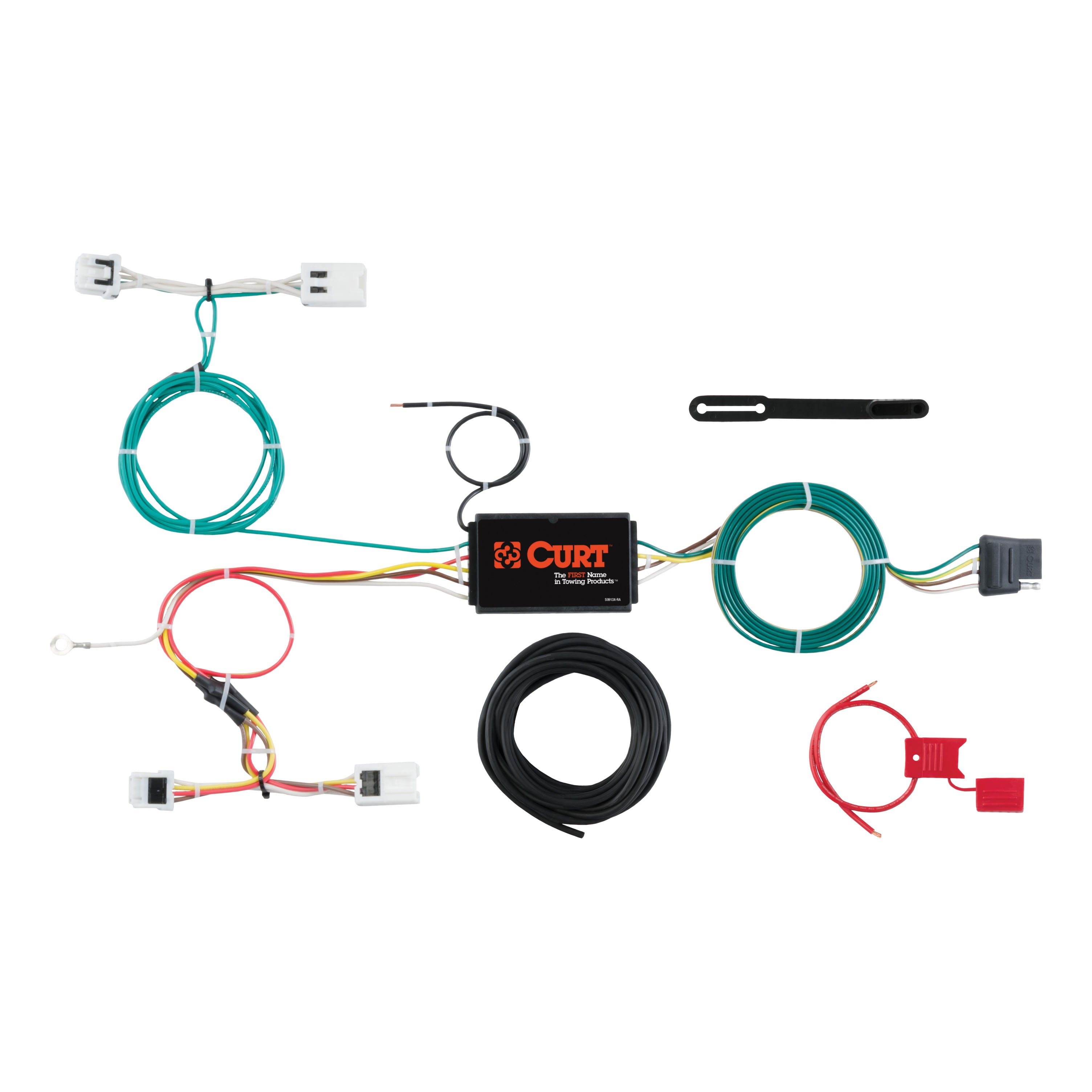 2013 - 2021 Nissan NV200 Curt 2", Class 3 Trailer Tow Hitch + 4-flat Wiring Kit 13165-1 thumbnail 1