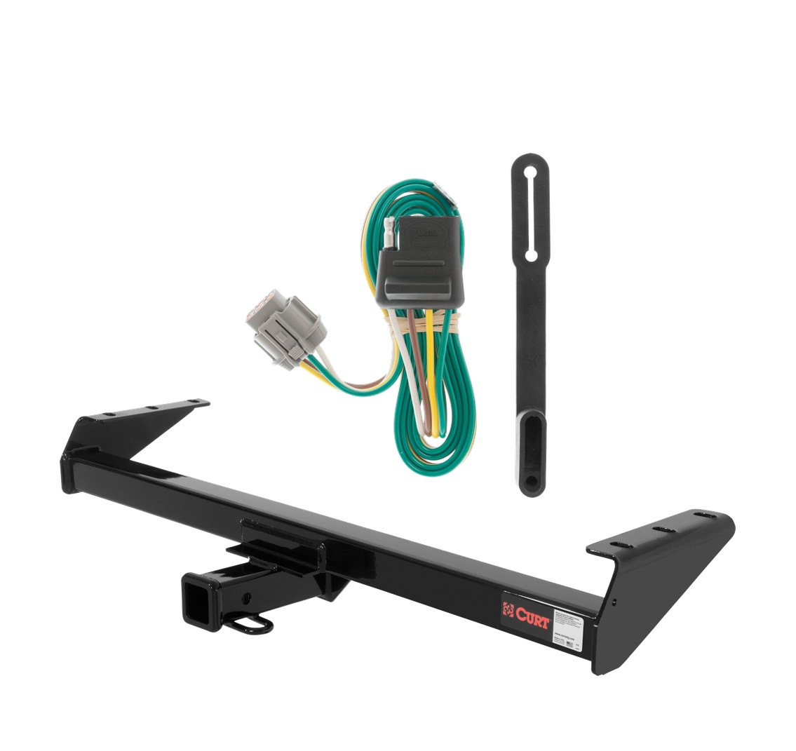 2005 - 2026 Nissan Frontier Curt 2", Class 3 Trailer Tow Hitch + 4-flat Wiring Kit 13241 thumbnail 0