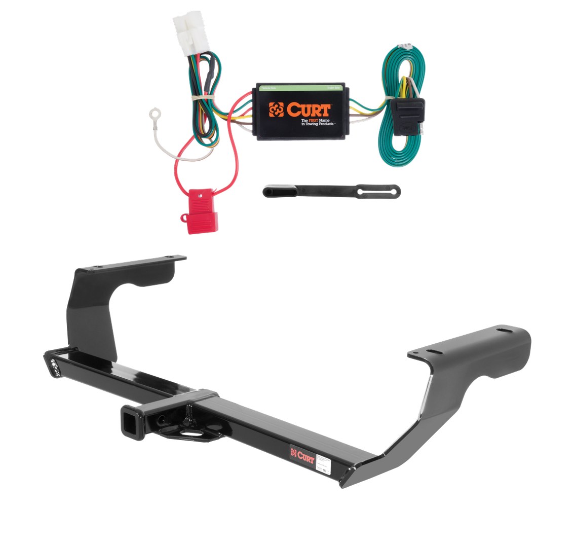 2010 - 2011 Subaru Impreza Outback Sport Excluding Canadian built models Curt 1-1/4", Class 1 Trailer Tow Hitch + 4-flat Wiring Kit 11315 thumbnail 0
