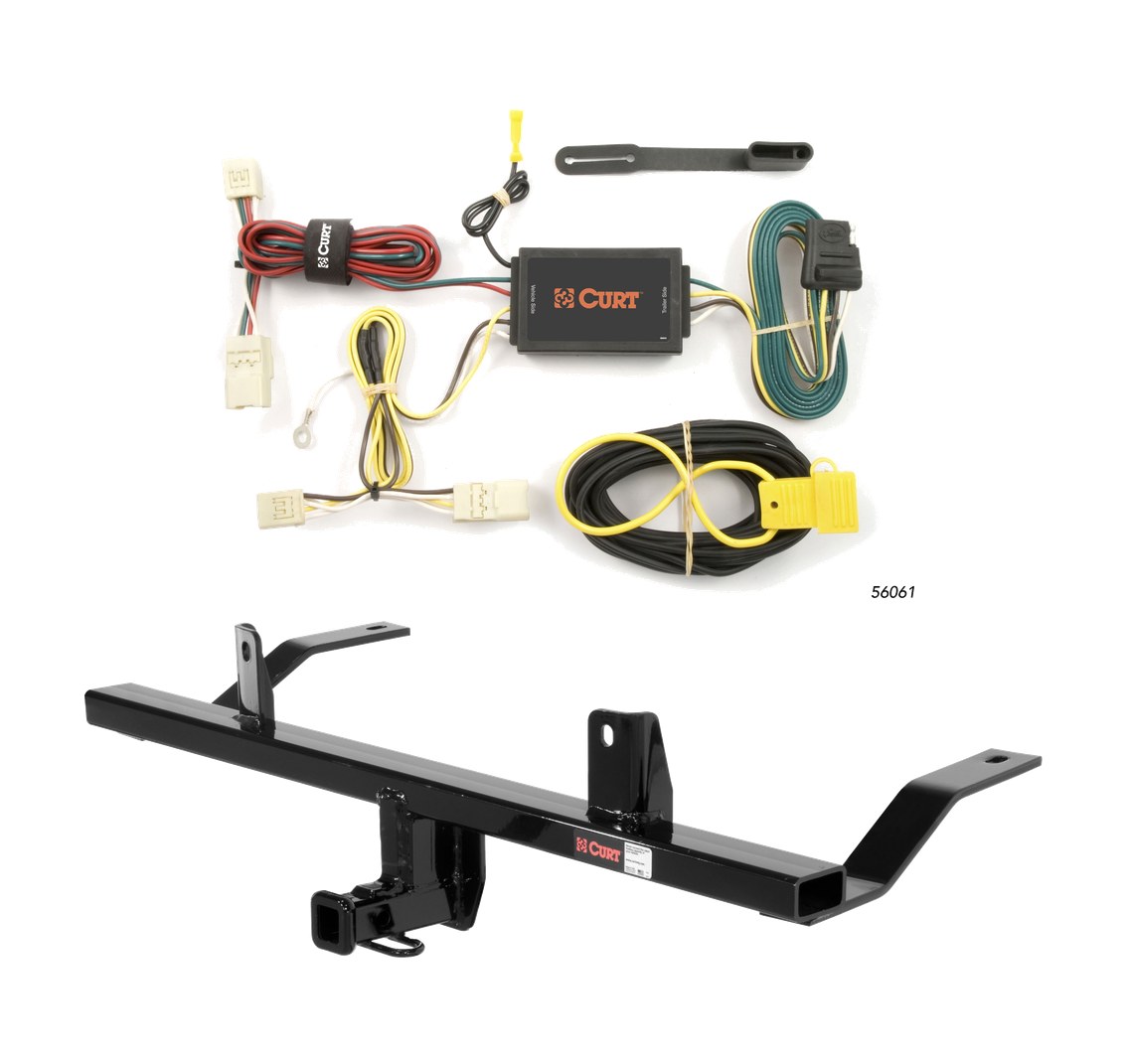 2012 - 2014 Subaru Impreza Hatchback, WRX and WRX STI Curt 1-1/4", Class 1 Trailer Tow Hitch + 4-flat Wiring Kit 11120 thumbnail 0