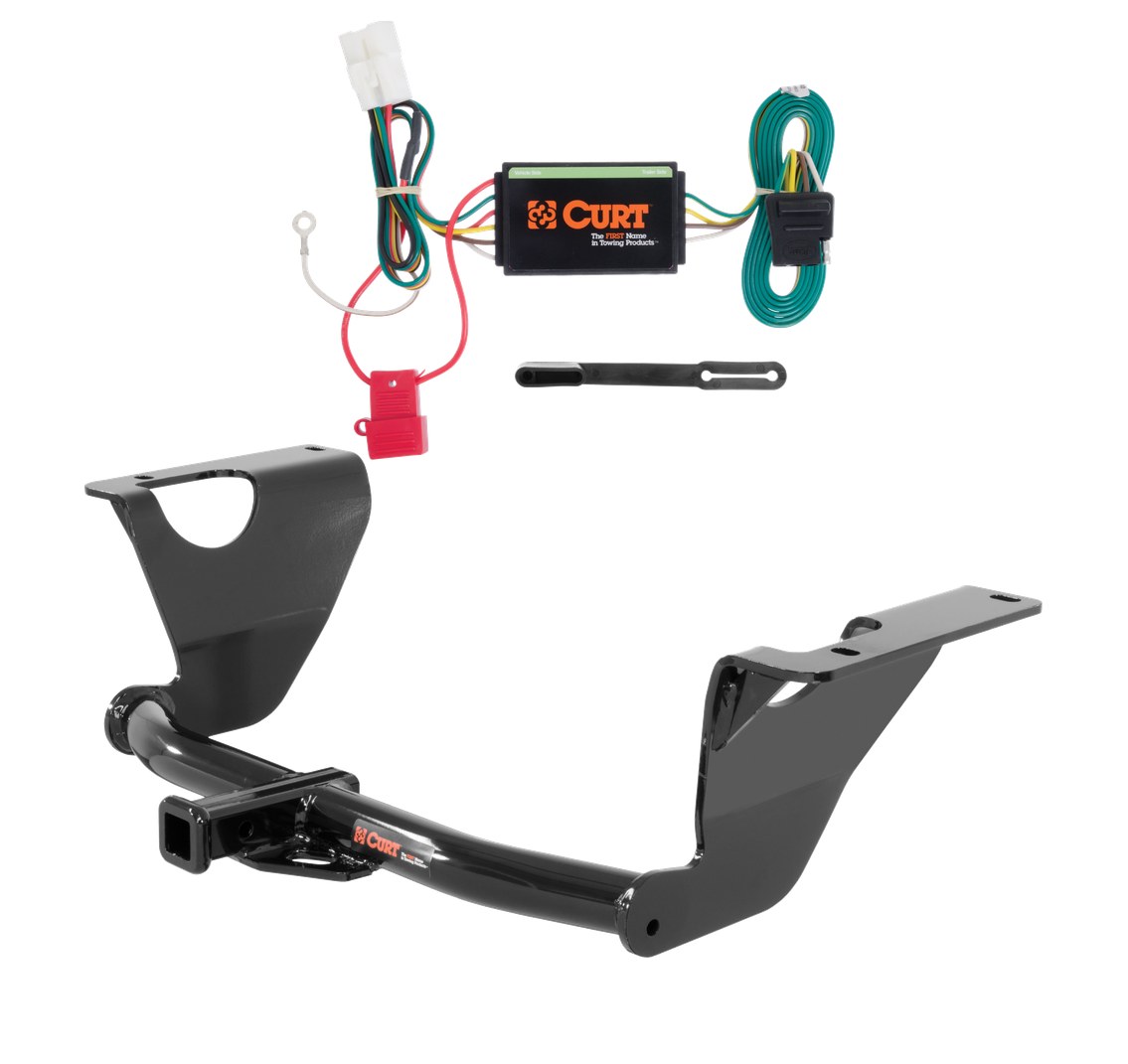 2014 - 2019 Subaru Outback Wagon Curt 1-1/4", Class 2 Trailer Tow Hitch + 4-flat Wiring Kit 12136 thumbnail 0