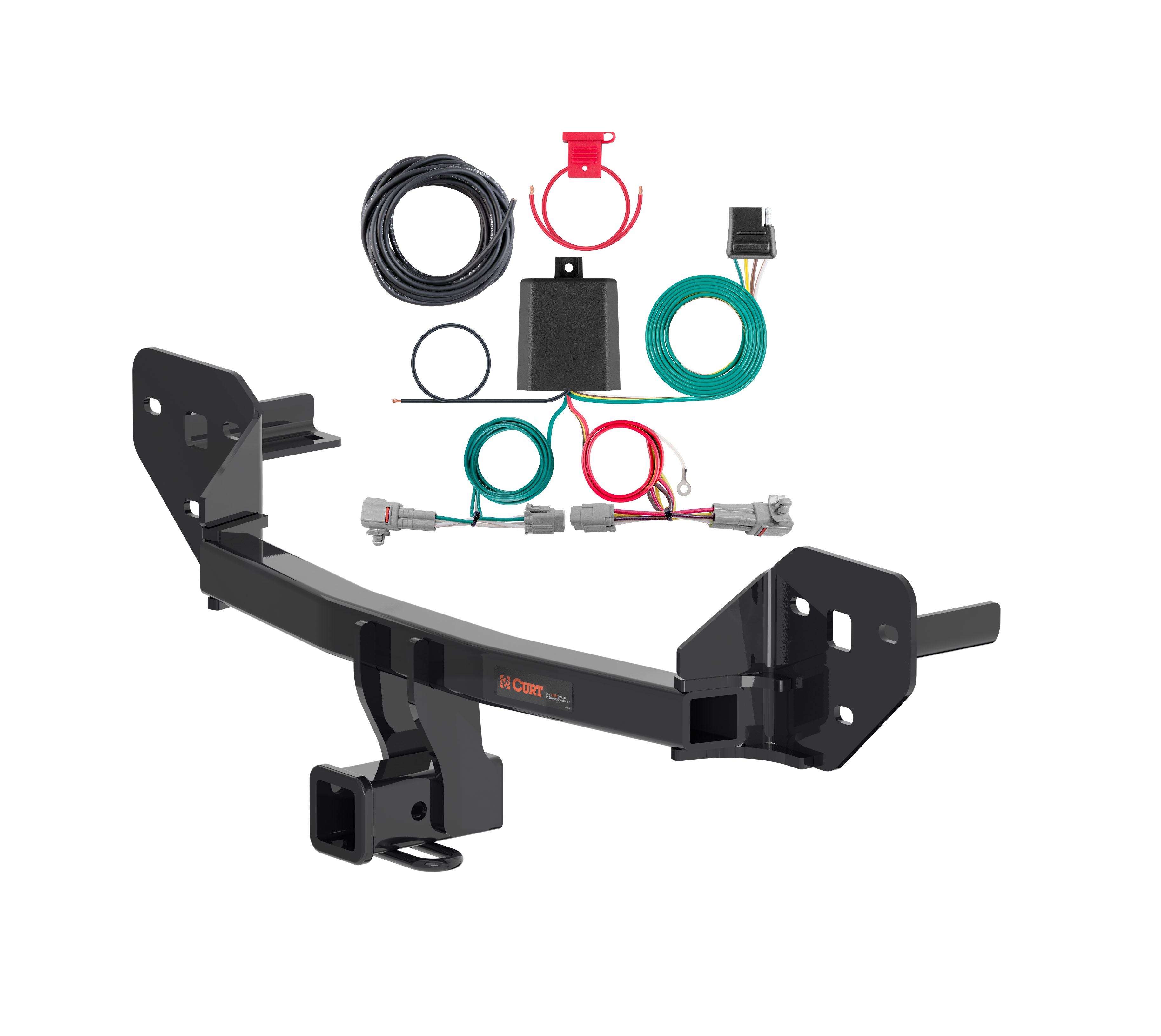 20 - 25 Subaru Legacy Sedan Curt 2", Class 3 Trailer Tow Hitch + 4-flat Wiring Kit 13494 thumbnail 0