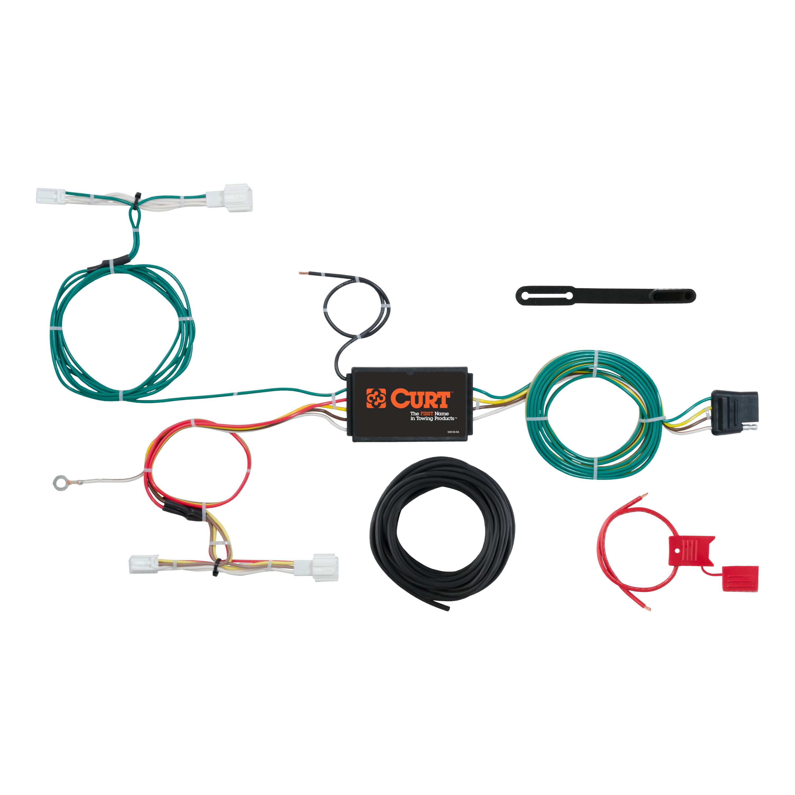 2016 - 2022 Mazda MX-5 Miata Curt 1-1/4", Class 1 Trailer Tow Hitch + 4-flat Wiring Kit 11435 thumbnail 1