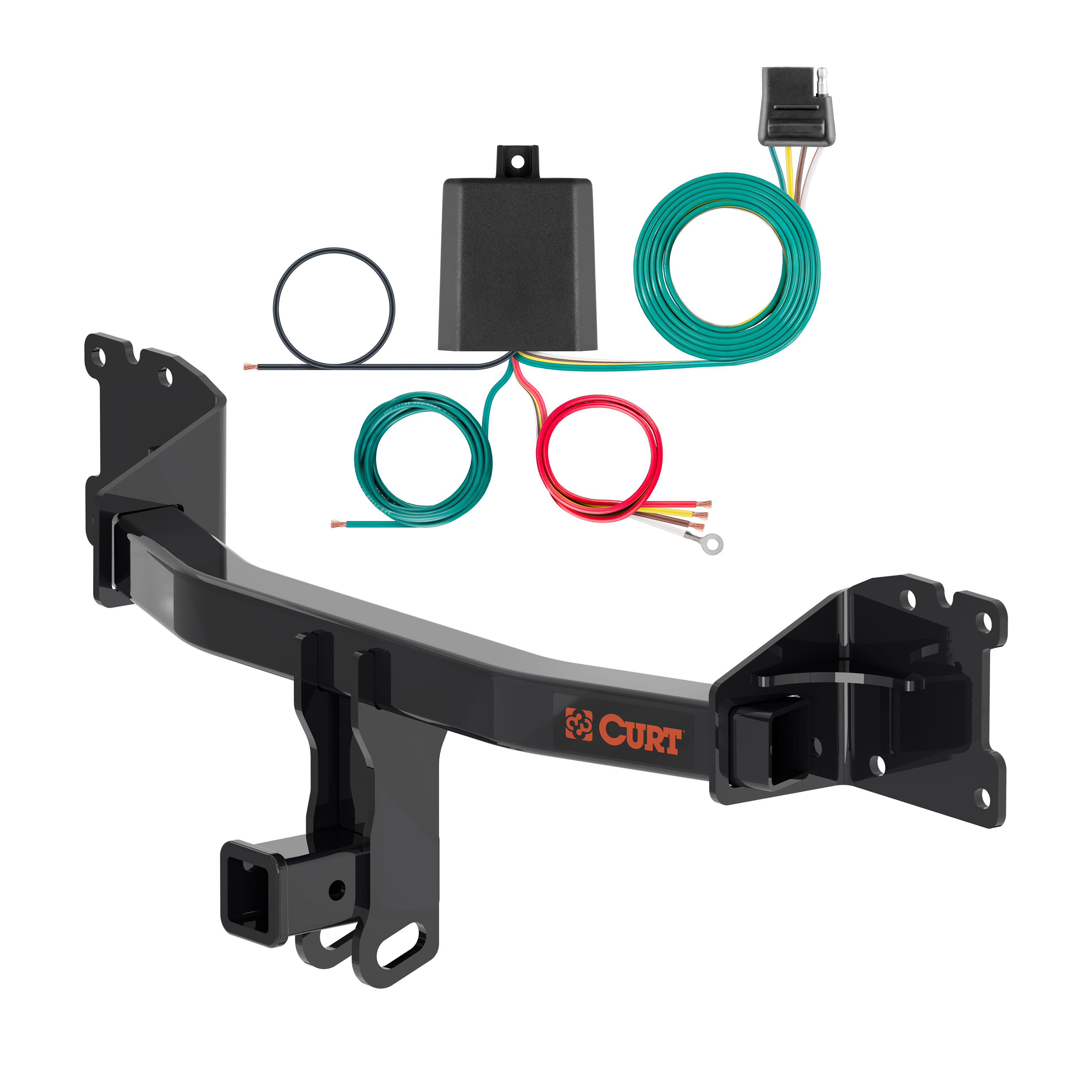 20 - 23 Pontiac Cayenne Curt 2", Class 3 Trailer Tow Hitch + 4-flat Wiring Kit 13592 thumbnail 0