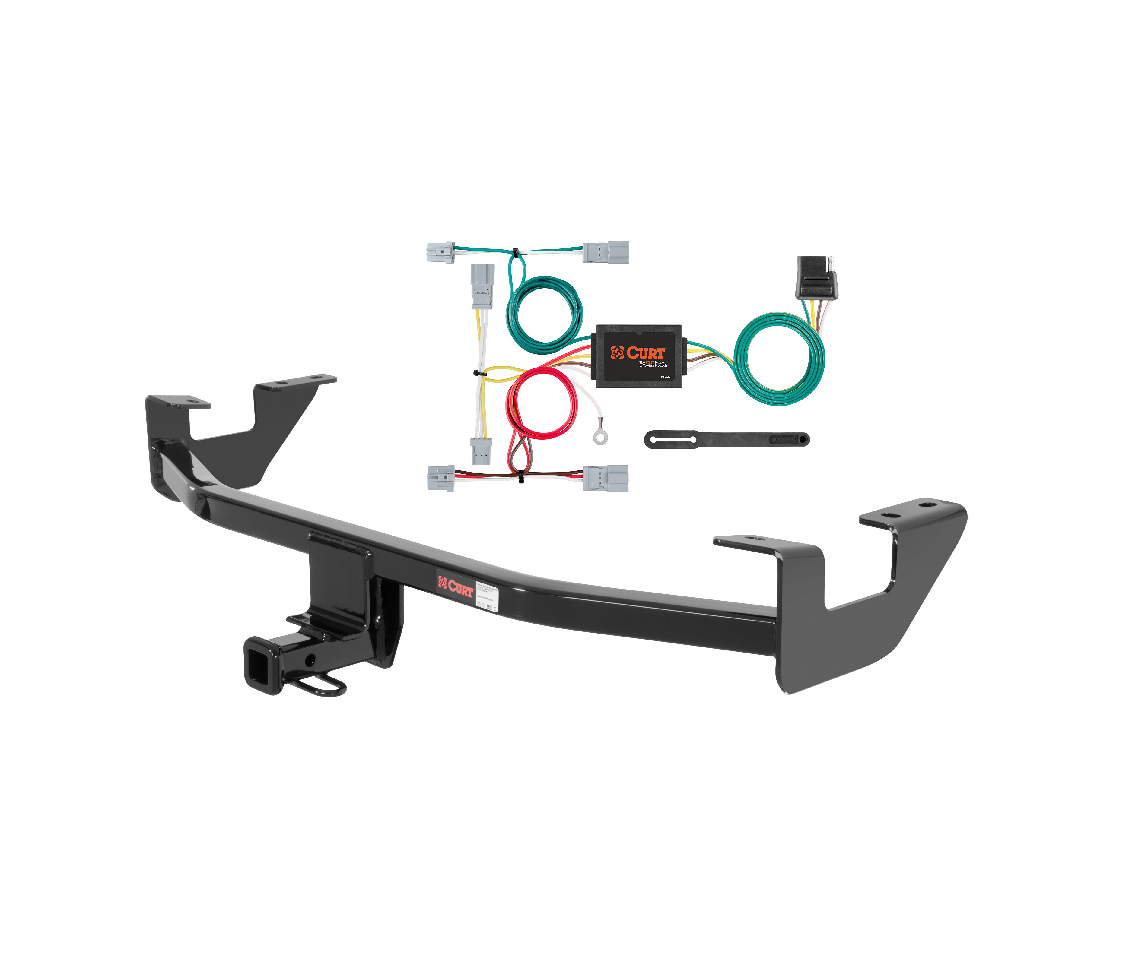 10 - 13 Mazda 3 Hatchback Curt 1-1/4", Class 1 Trailer Tow Hitch + 4-flat Wiring Kit 11383 thumbnail 0