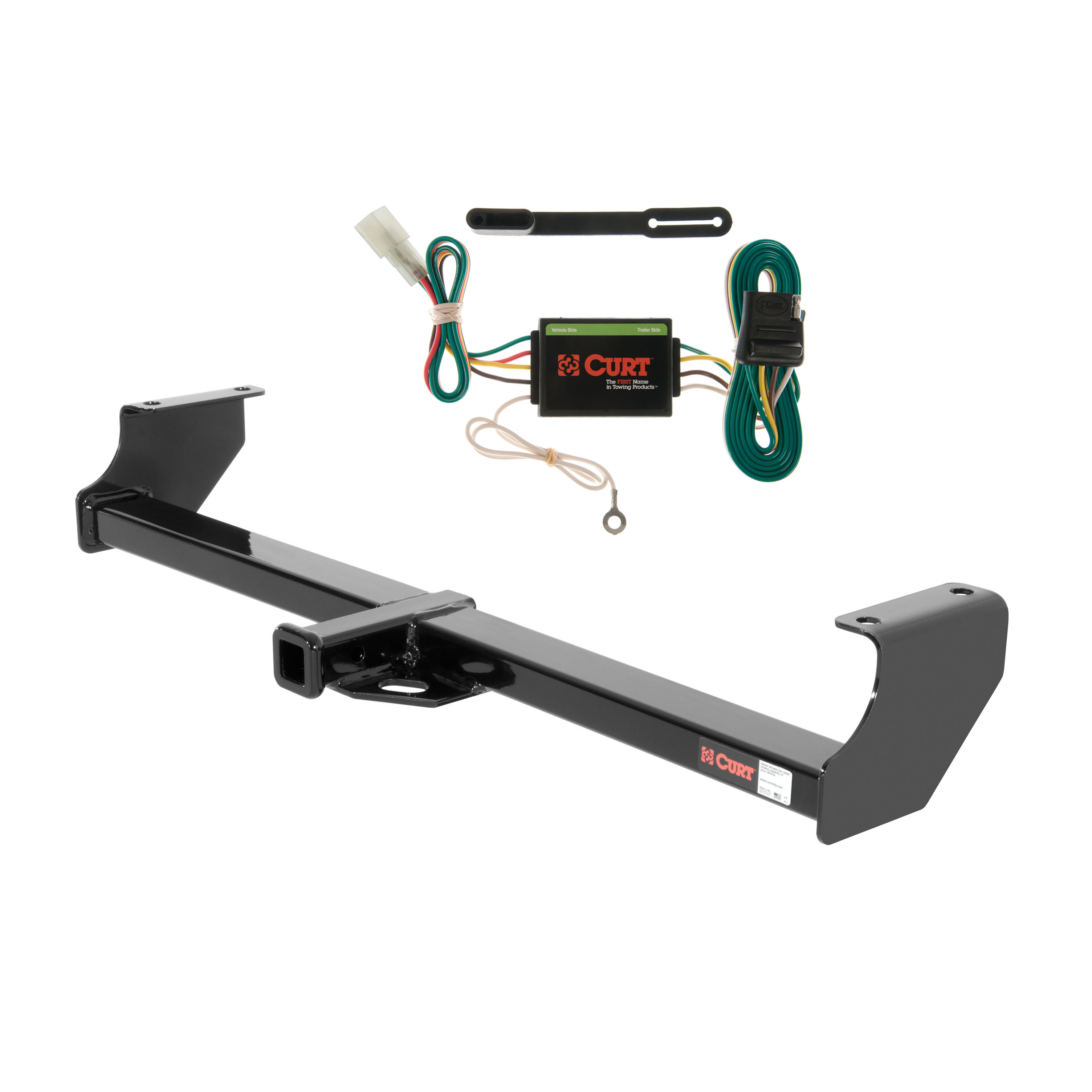 99 - 04 Suzuki Vitara Curt 1-1/4", Class 1 Trailer Tow Hitch + 4-flat Wiring Kit 11024 thumbnail 0