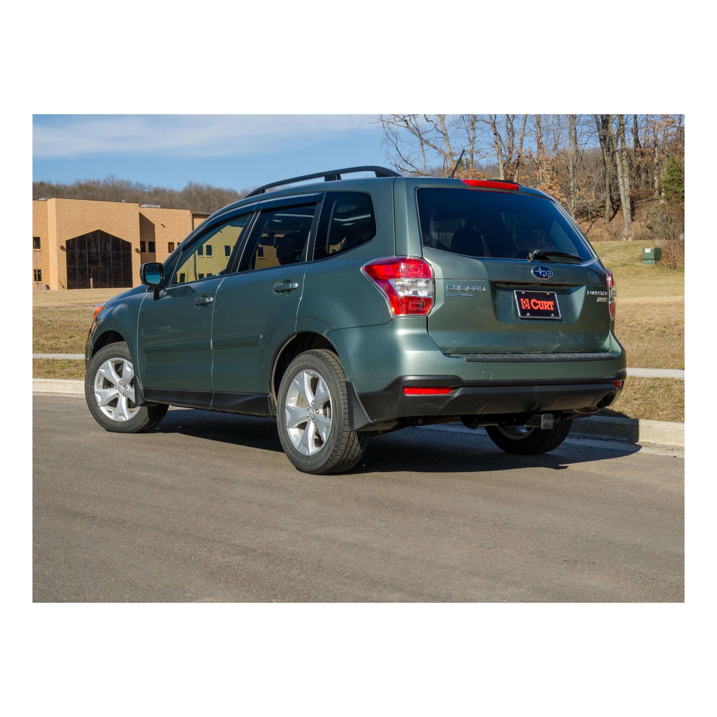 2014 - 2018 Subaru Forester Curt 2", Class 3 Trailer Tow Hitch + 4-flat Wiring Kit 13144 thumbnail 4