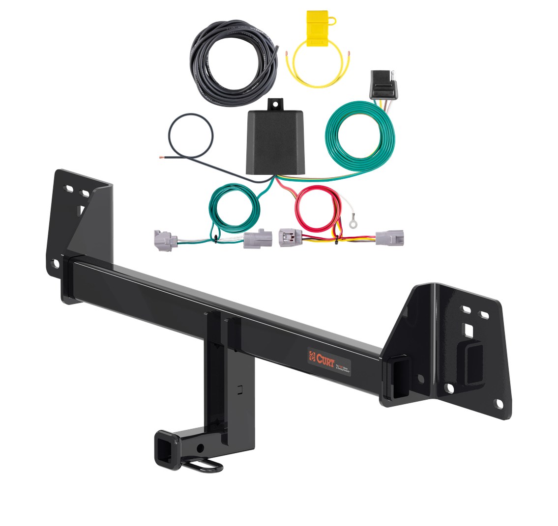 2018 - 2022 Toyota C-HR Curt 1-1/4", Class 1 Trailer Tow Hitch + 4-flat Wiring Kit 11567 thumbnail 0