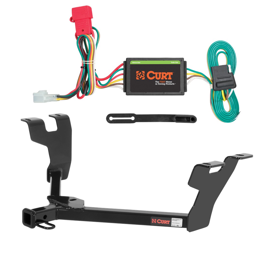 2005 - 2007 Subaru Outback Sedan Curt 1-1/4", Class 2 Trailer Tow Hitch + 4-flat Wiring Kit 12284 thumbnail 0