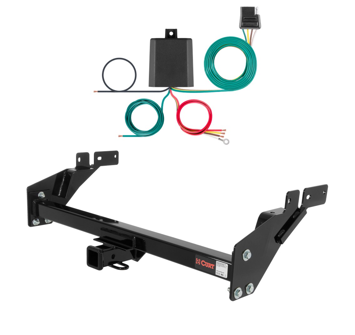1987 - 1991 Toyota 4Runner Curt 2", Class 3 Trailer Tow Hitch + 4-flat Wiring Kit 13024 thumbnail 0