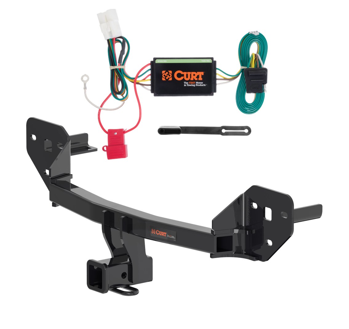 2020 - 2026 Subaru Outback Wagon Curt 2", Class 3 Trailer Tow Hitch + 4-flat Wiring Kit 13494 thumbnail 0