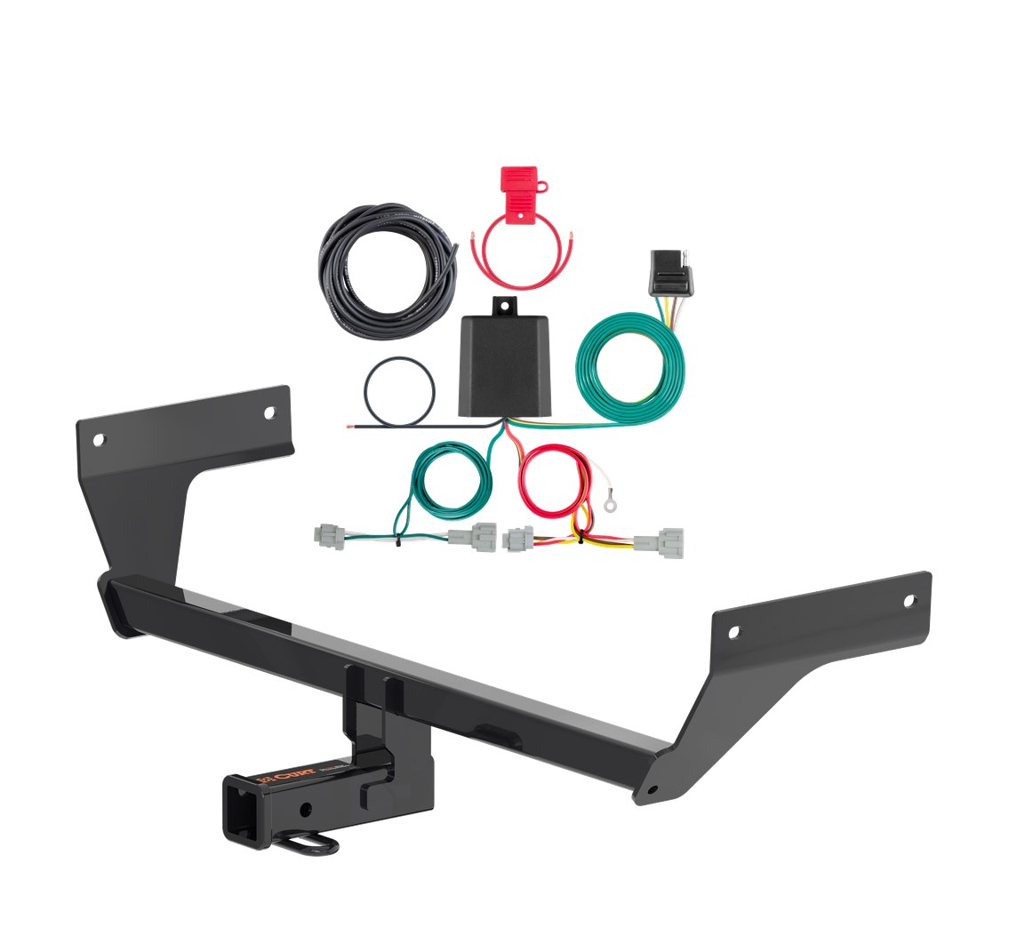 2021 - 2026 Nissan Rogue Curt 2", Class 3 Trailer Tow Hitch + 4-flat Wiring Kit 13471 thumbnail 0
