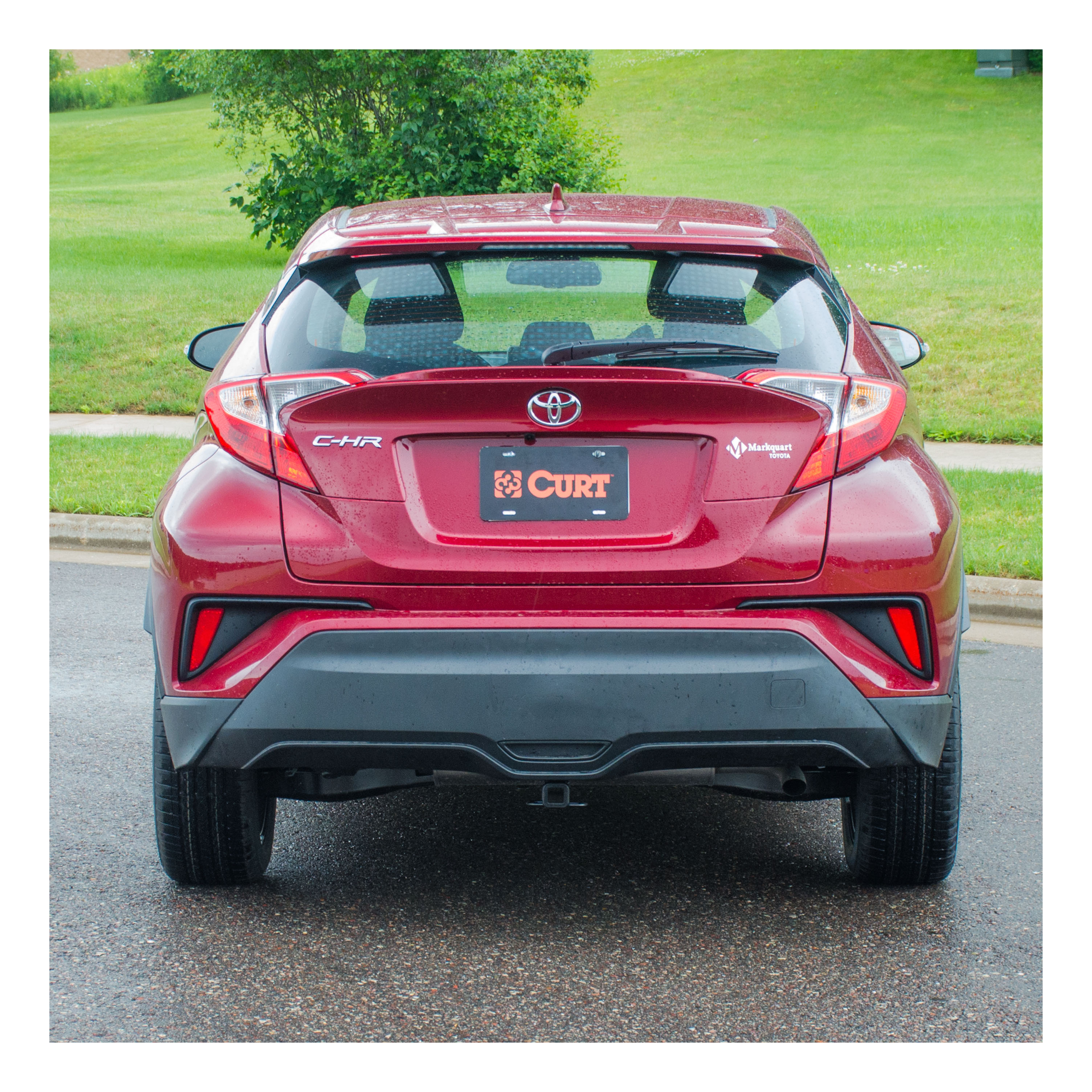 2018 - 2022 Toyota C-HR Curt 1-1/4", Class 1 Trailer Tow Hitch + 4-flat Wiring Kit 11490 thumbnail 8