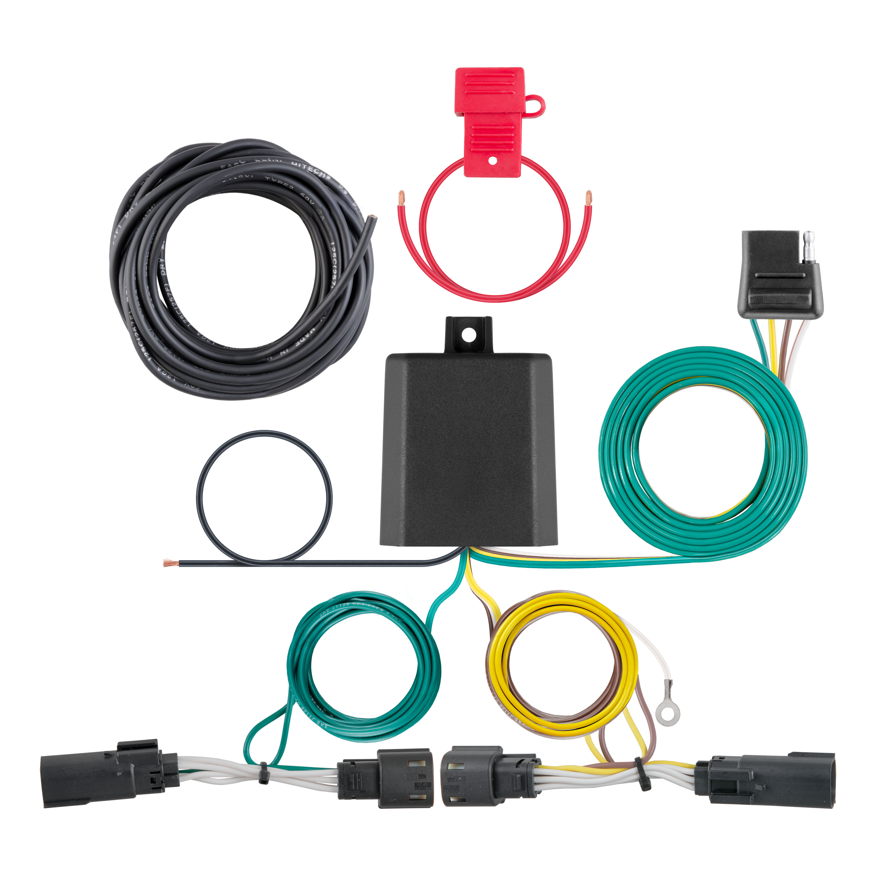 18 - 24 Toyota Camry Excluding Hybrid Curt 1-1/4", Class 1 Trailer Tow Hitch + 4-flat Wiring Kit 11576 thumbnail 1