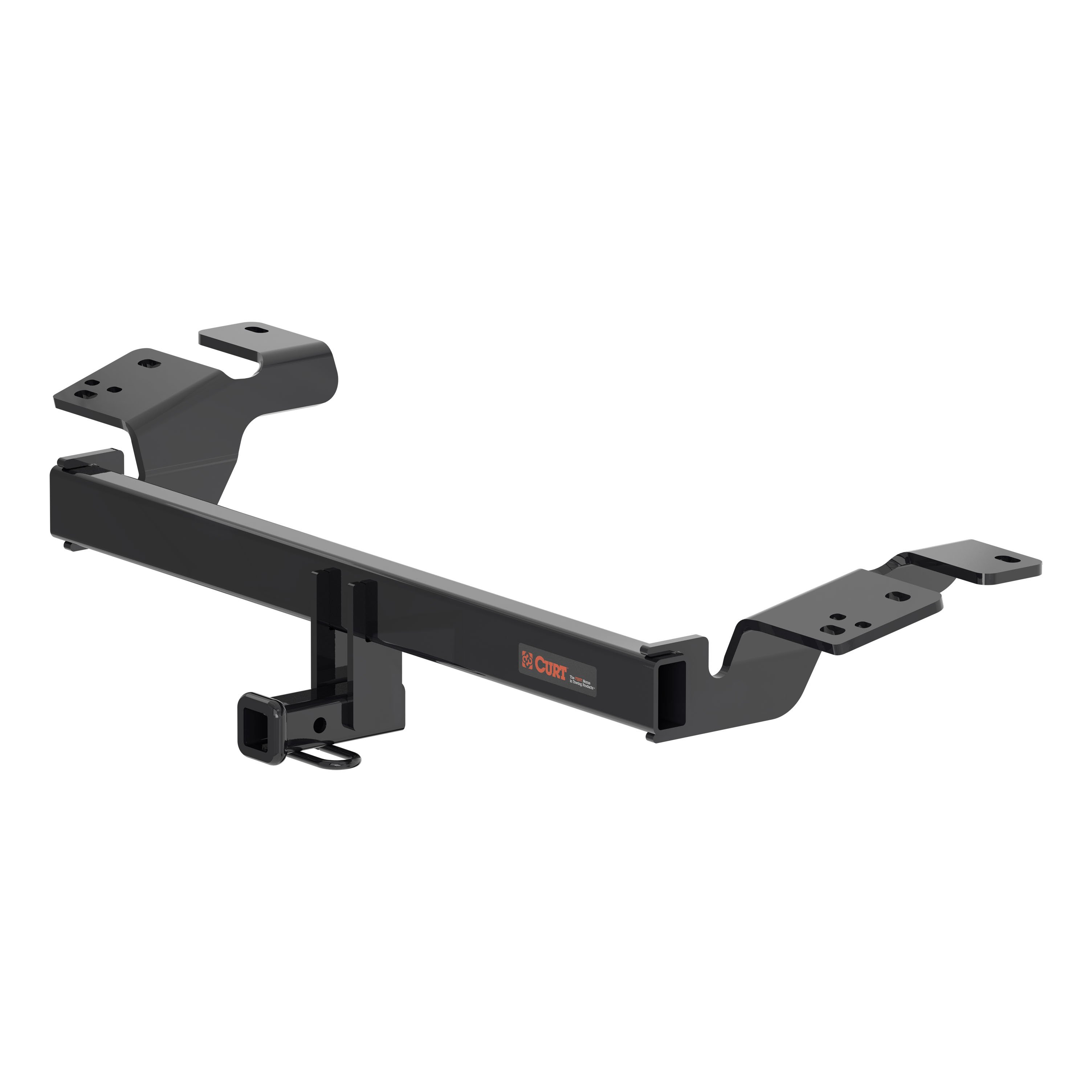2018 - 2024 Toyota Camry Excluding Hybrid Curt 1-1/4", Class 1 Trailer Tow Hitch + 4-flat Wiring Kit 11576 thumbnail 2