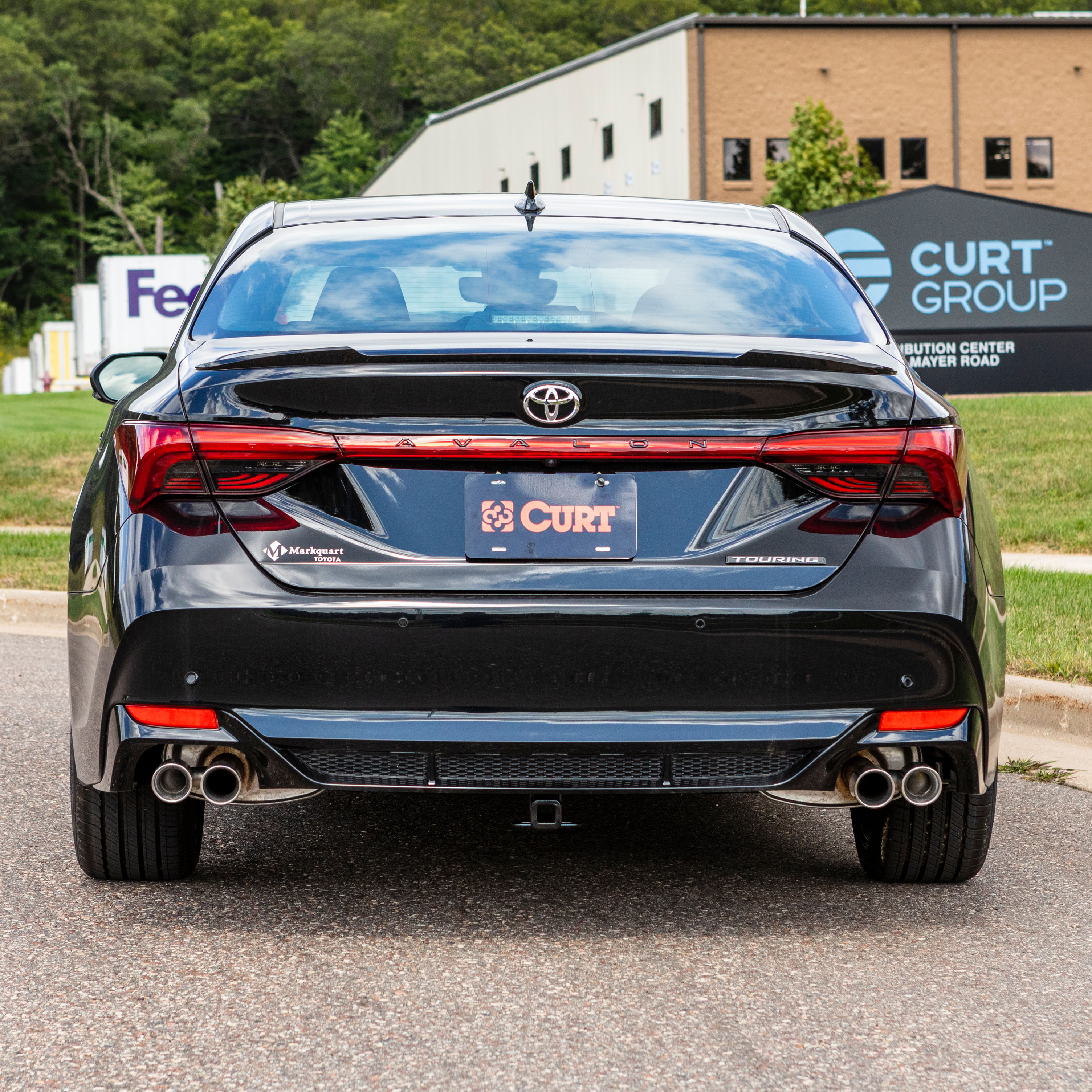 2018 - 2024 Toyota Camry Excluding Hybrid Curt 1-1/4", Class 1 Trailer Tow Hitch + 4-flat Wiring Kit 11576 thumbnail 8