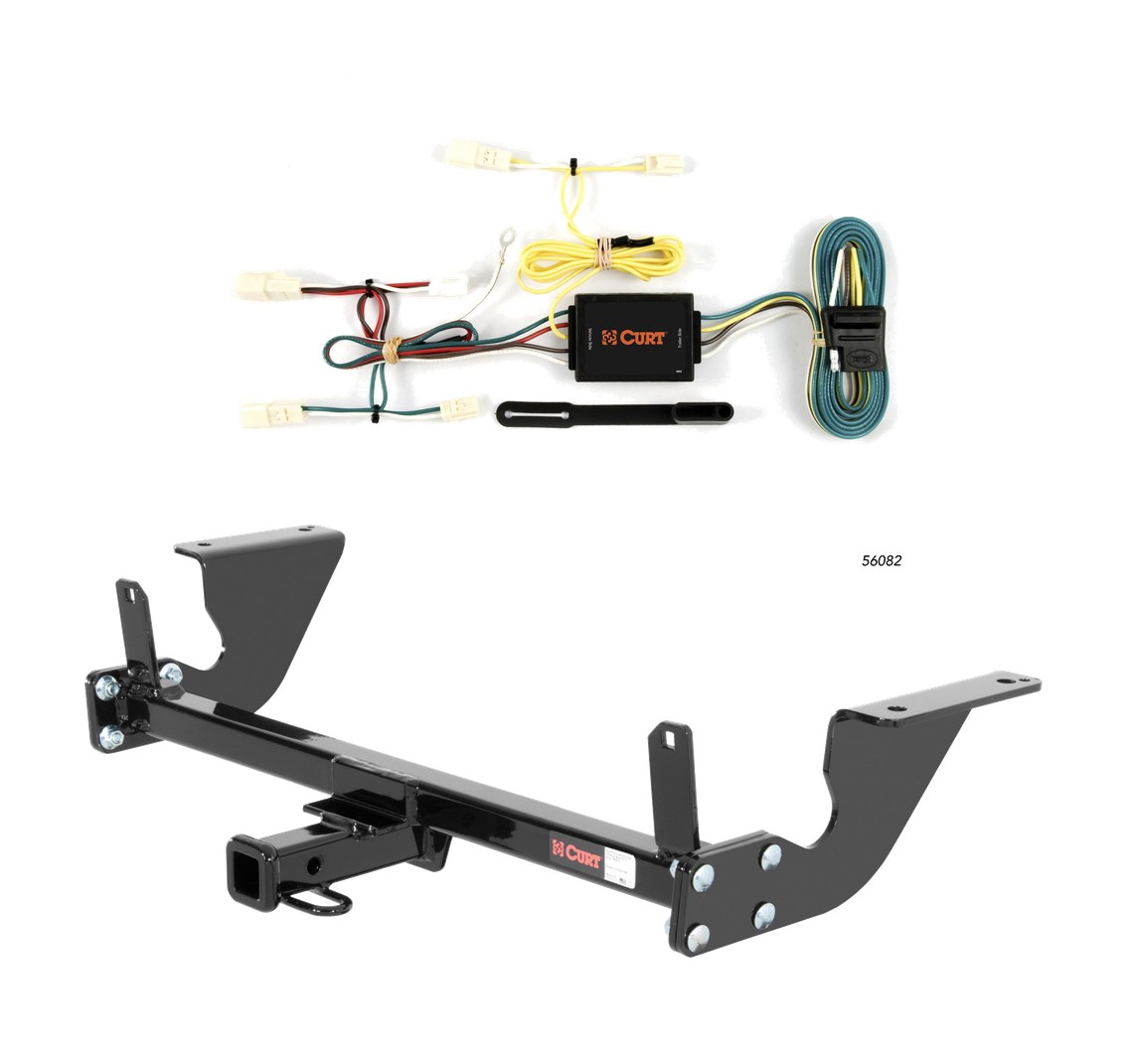 2006 - 2015 Mazda MX-5 Miata Excluding appearance package Curt 1-1/4", Class 1 Trailer Tow Hitch + 4-flat Wiring Kit 11028 thumbnail 0
