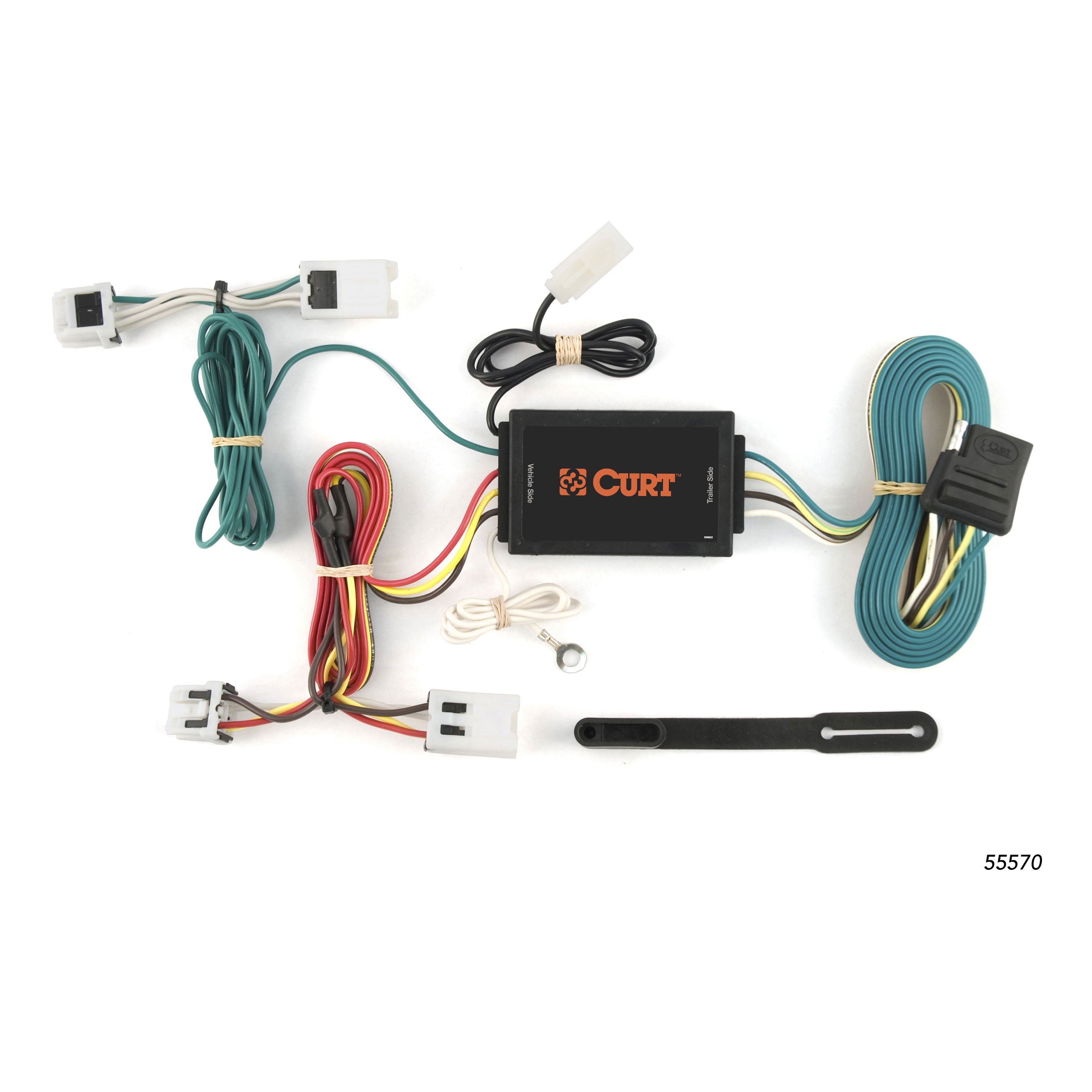 2004 - 2009 Nissan Quest Curt 2", Class 3 Trailer Tow Hitch + 4-flat Wiring Kit 13563 thumbnail 1