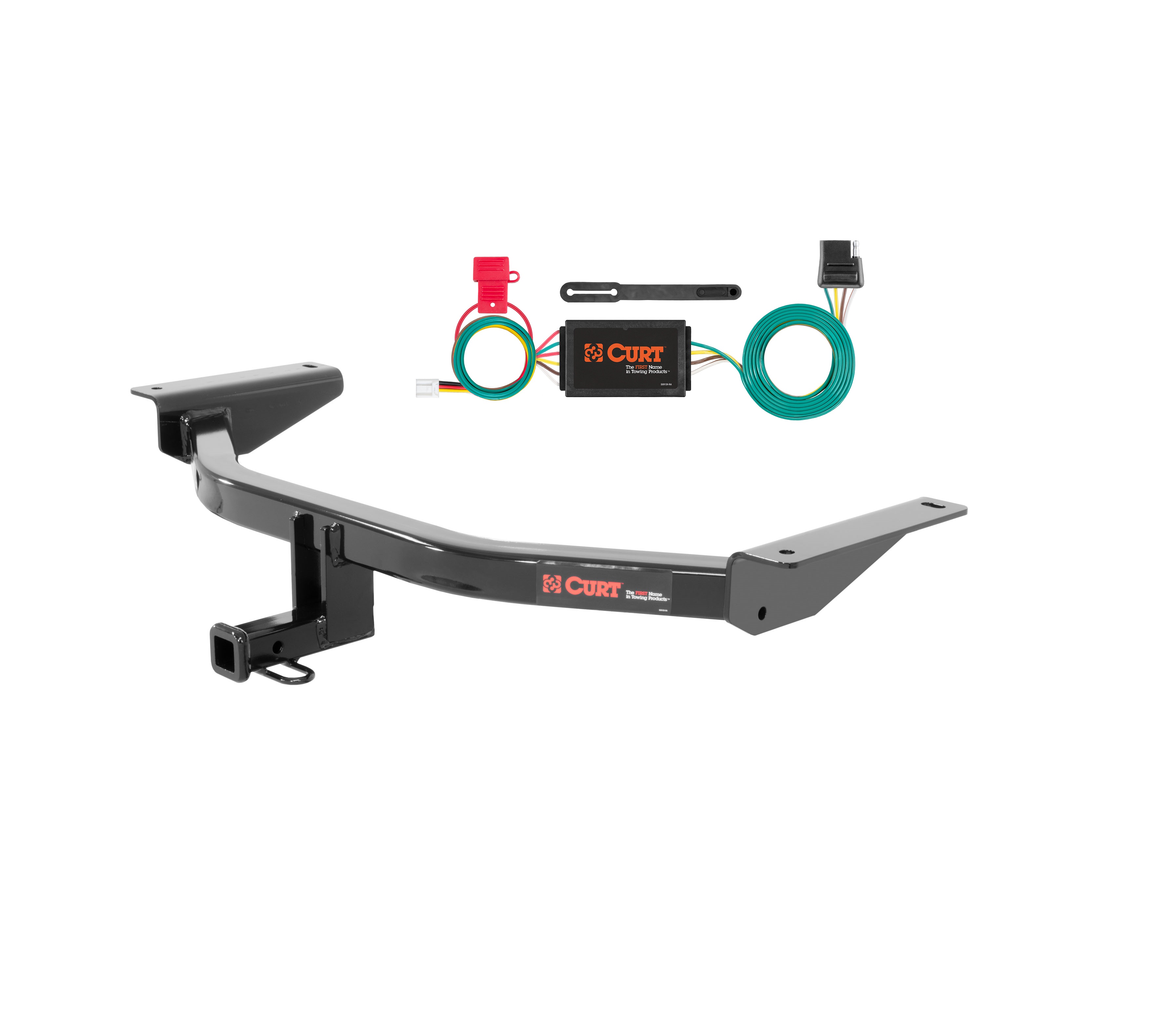16 - 23 Mazda CX-9 Curt 1-1/4", Class 2 Trailer Tow Hitch + 4-flat Wiring Kit 12156 thumbnail 0