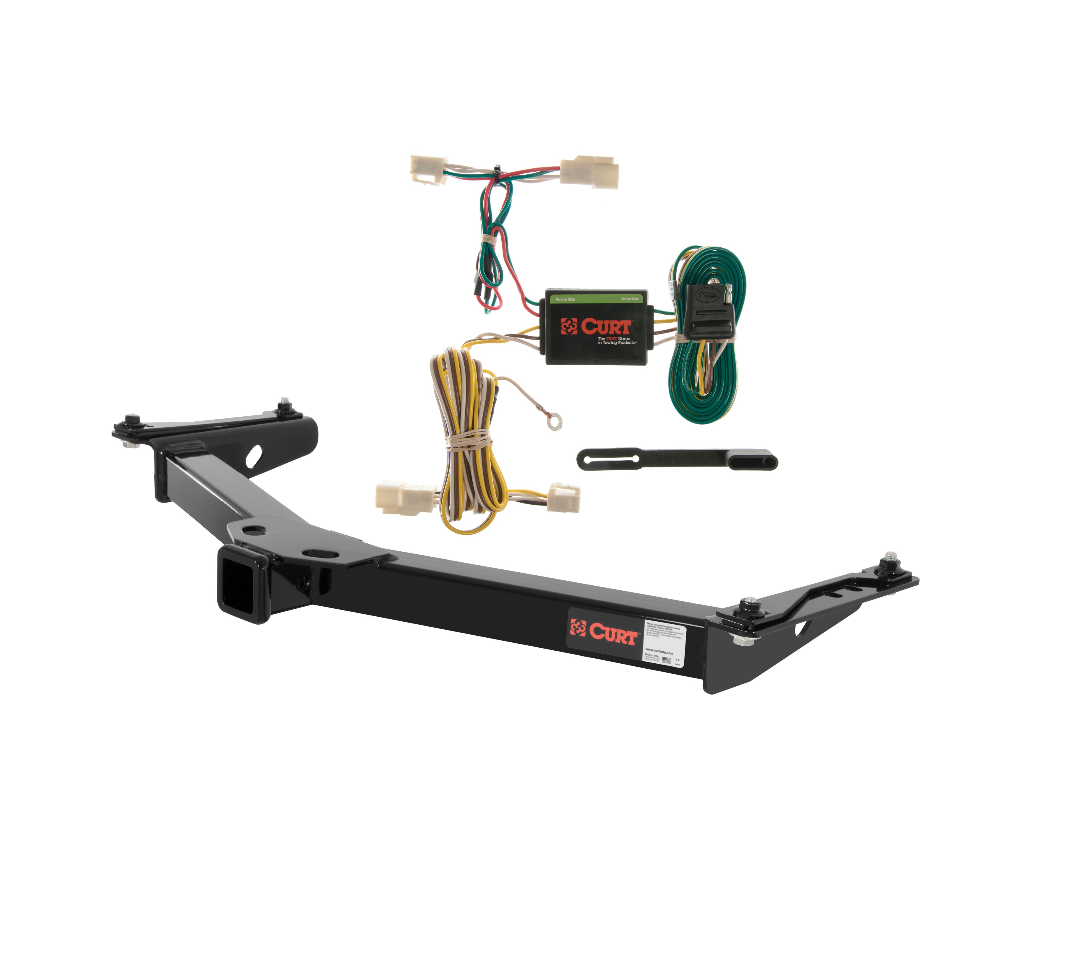 96 - 02 Toyota 4Runner Curt 2", Class 3 Trailer Tow Hitch + 4-flat Wiring Kit 13087 thumbnail 0