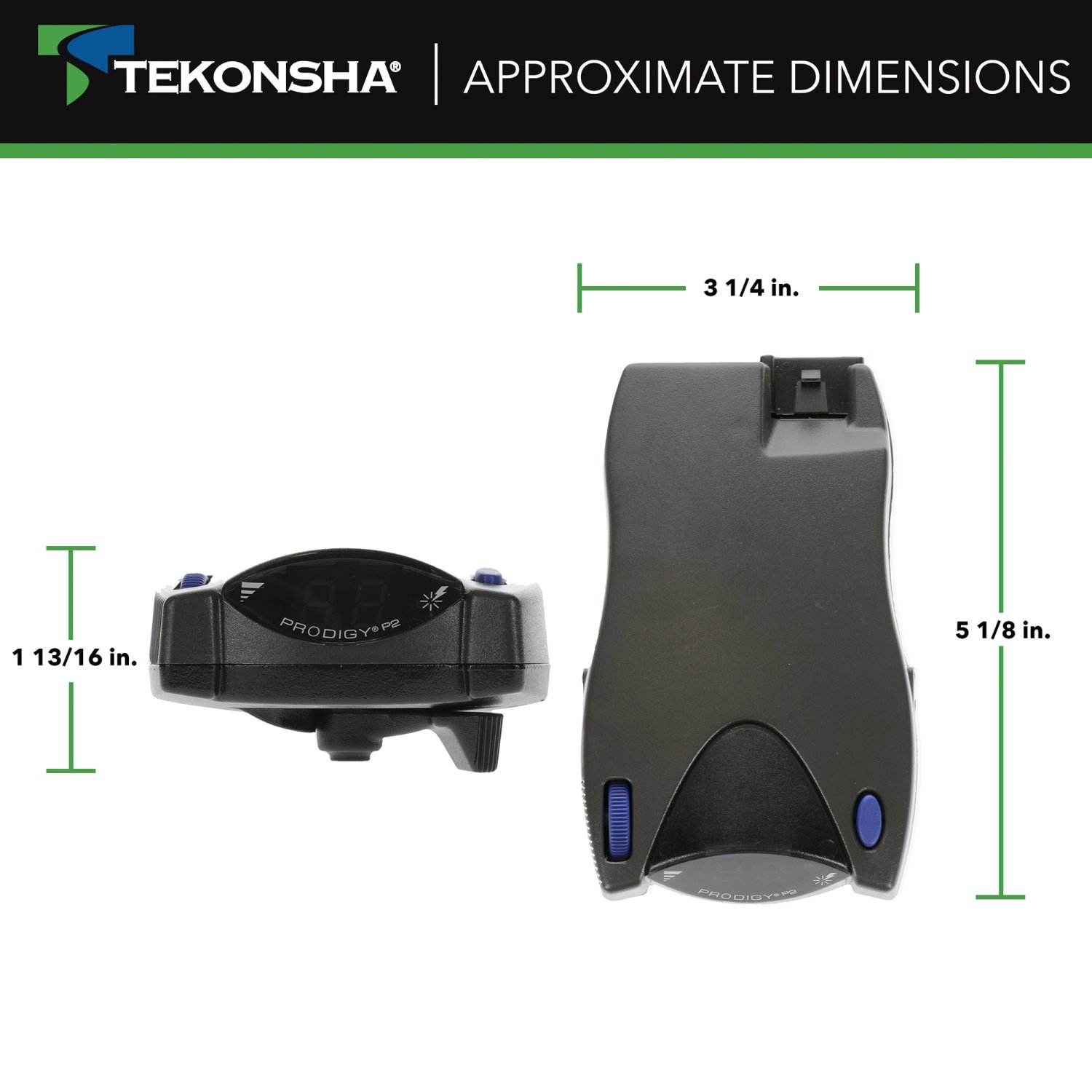 2015-2019 GMC Sierra 3500 HD 3016 Tekonsha Prodigy P2 Electronic Advanced Proportional Brake  Brake Controller 1 to 4 Axle Trailers 91022