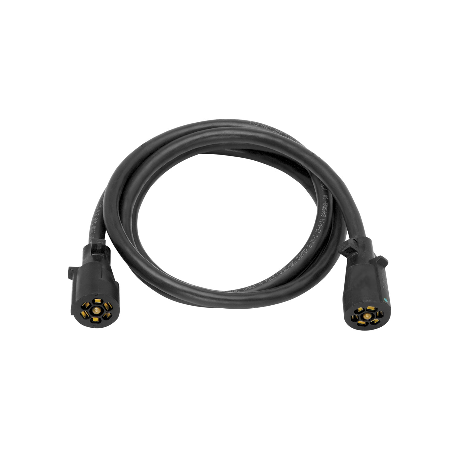 Bargman Wiring Connector, 7-Way Trailer End, 8 ft. Length Wire BM50-67-210 thumbnail 0