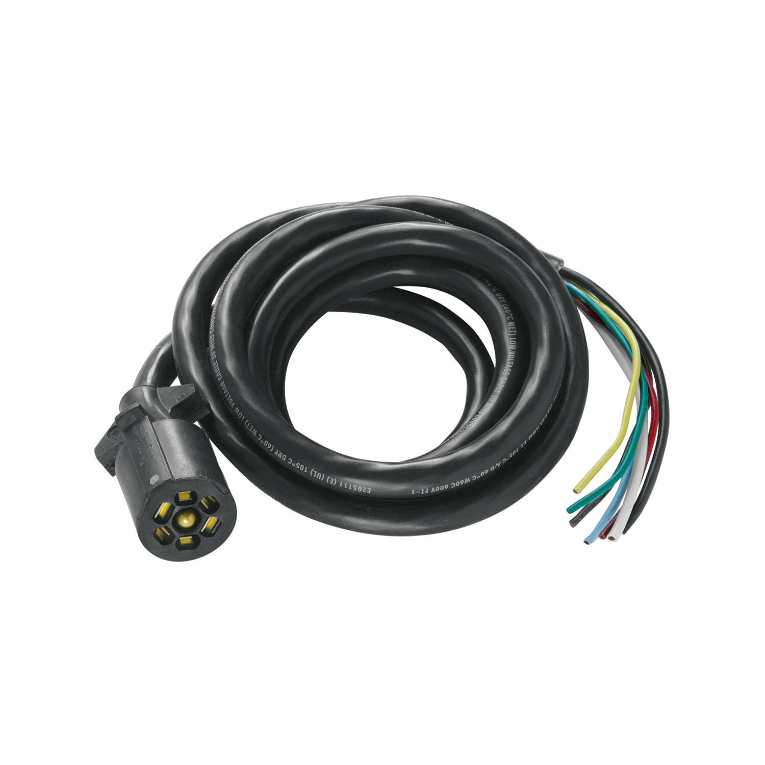 Bargman Wiring Connector, 7-Way Trailer End, 10 ft. Length Wire BM50-67-620 thumbnail 0
