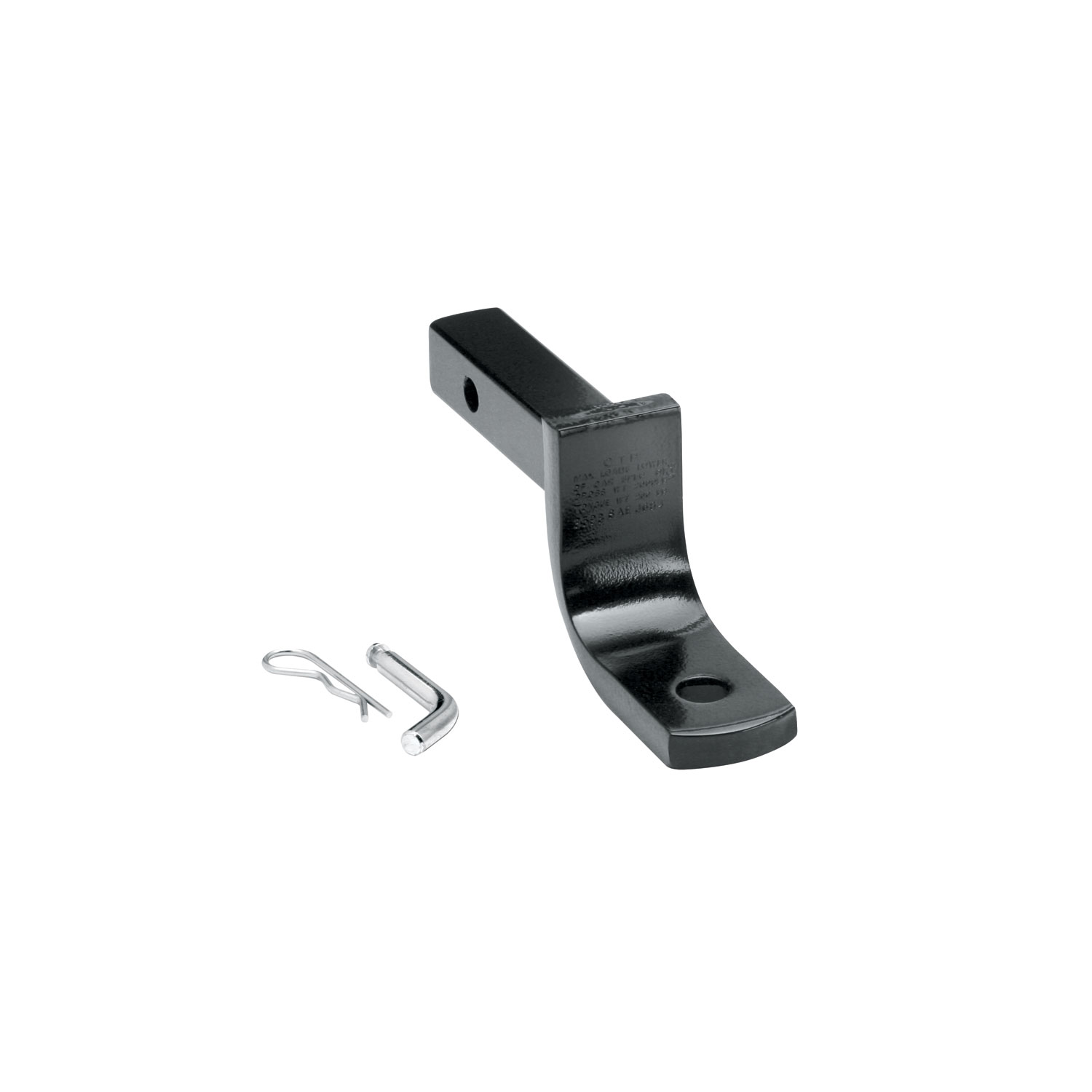 Draw-tite Trailer Hitch Ball Mount, Fits 1-1/4 in. Receiver, 2.75 in. Drop, 2.75 in. Rise, 2,000 lbss. Capacity, Black thumbnail 0