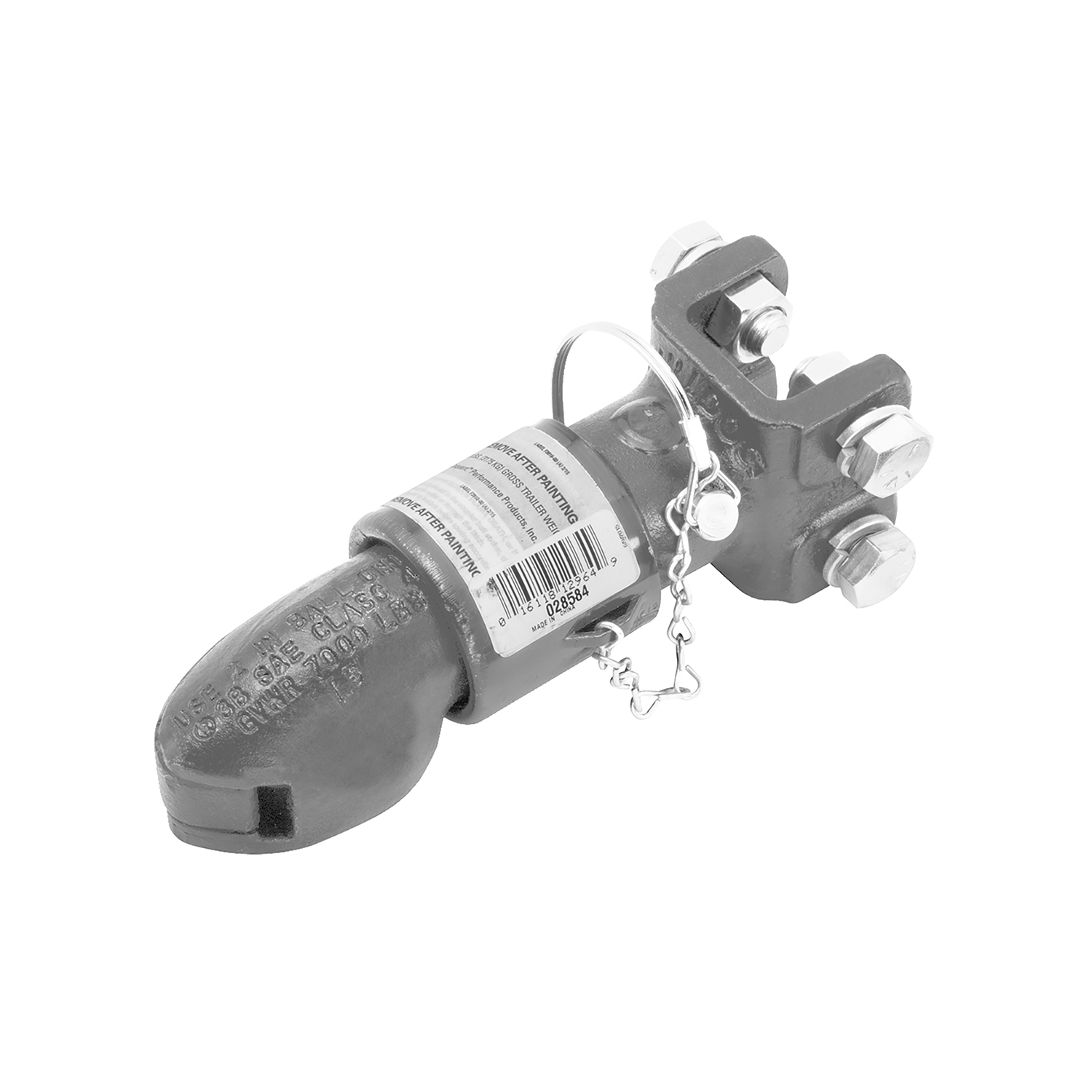 Bulldog 7,000 lbs Collar-Lok  Adjustable Coupler, 2 in. Diameter (Bulk 50) thumbnail 0