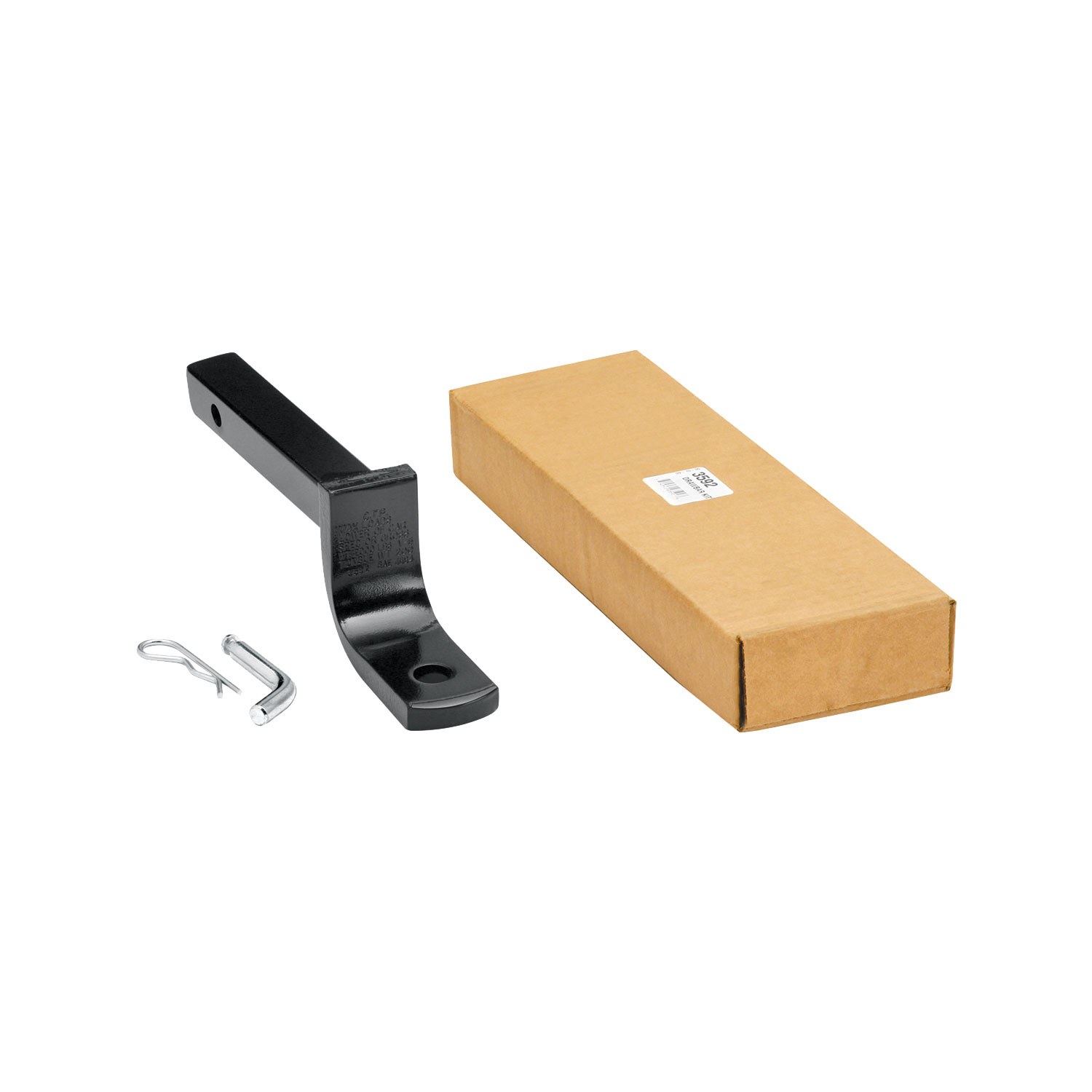 Draw-tite Trailer Hitch Ball Mount, Fits 1-1/4 in. Receiver, 2.75 in. Drop, 2.125 in. Rise, 2,000 lbss. Capacity, Black thumbnail 1
