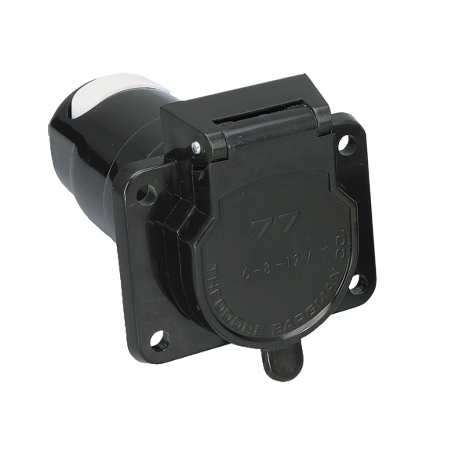 Bargman Wiring Connector, 7-Way Vehicle End, No Wire BM50-77-001 thumbnail 0