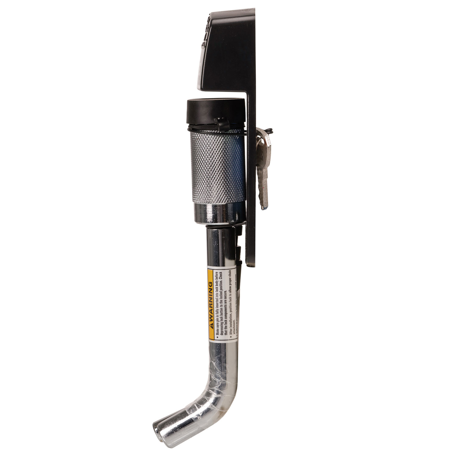 Draw-tite Trailer Hitch Lock, Fits 1-1/4 in. & 2 in. Receivers, 1/2 in. & 5/8 in. Pin Diameter, Dogbone Style thumbnail 3