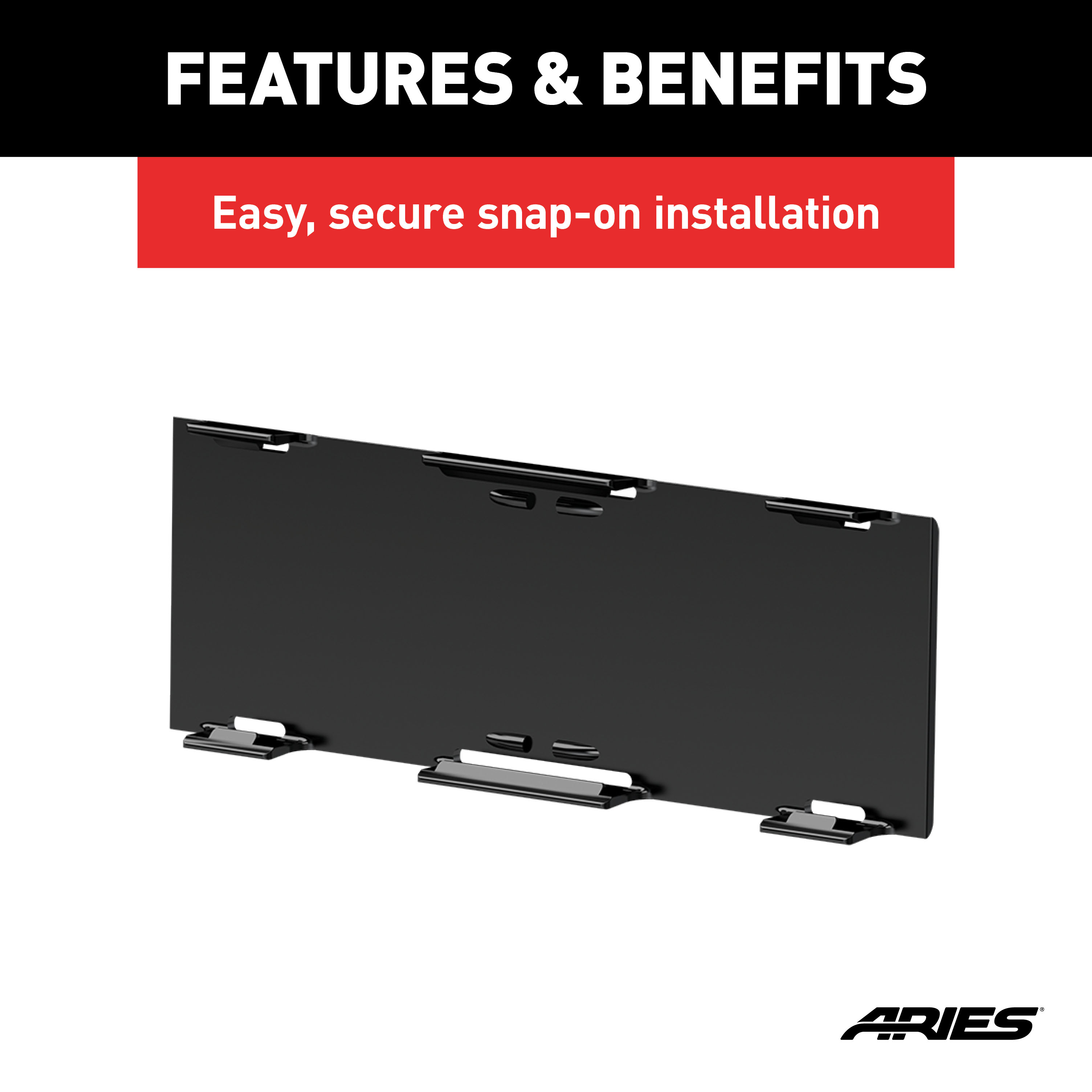 ARIES 1501279 50-Inch LED Light Bar Covers, 5 Pieces thumbnail 3