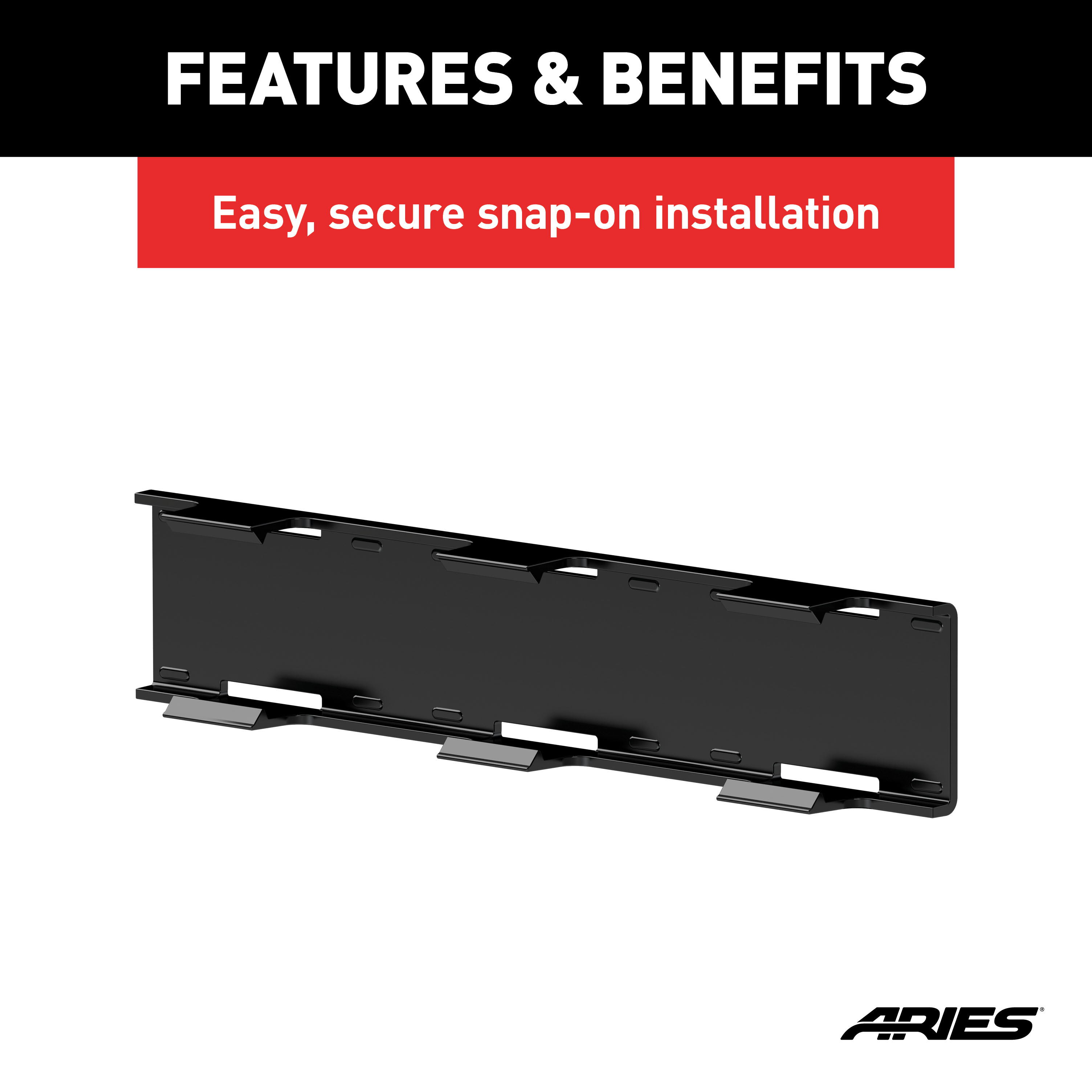ARIES 1501265 30-Inch LED Light Bar Covers, 3 Pieces thumbnail 3