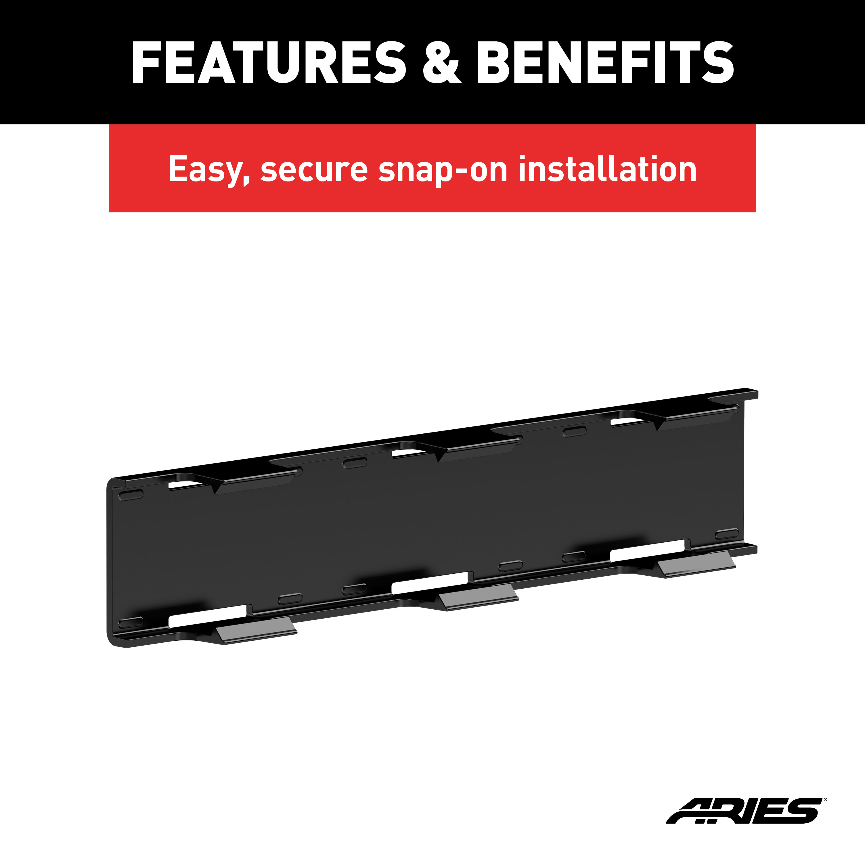 ARIES 1501261 10-Inch LED Light Bar Cover thumbnail 3
