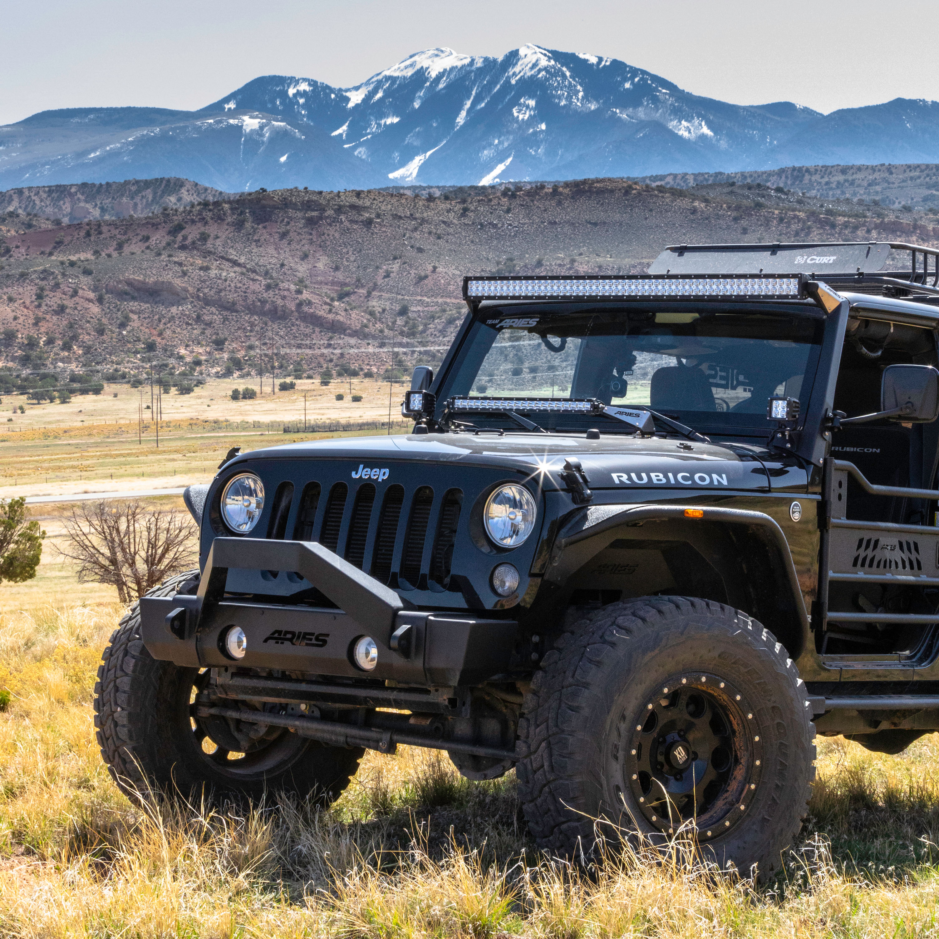 ARIES AR15800 Jeep Wrangler JK Windshield Light Brackets, LEDs Sold Separately thumbnail 5
