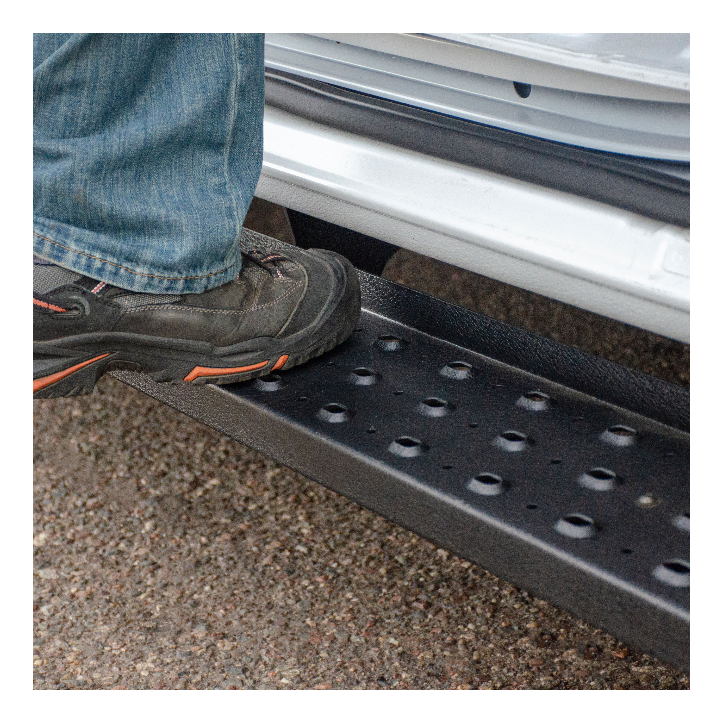ARIES 2055552 RidgeStep Black Steel 6-1/2 x 85-Inch Truck Running Boards, Select Ford Ranger Crew Cab thumbnail 13