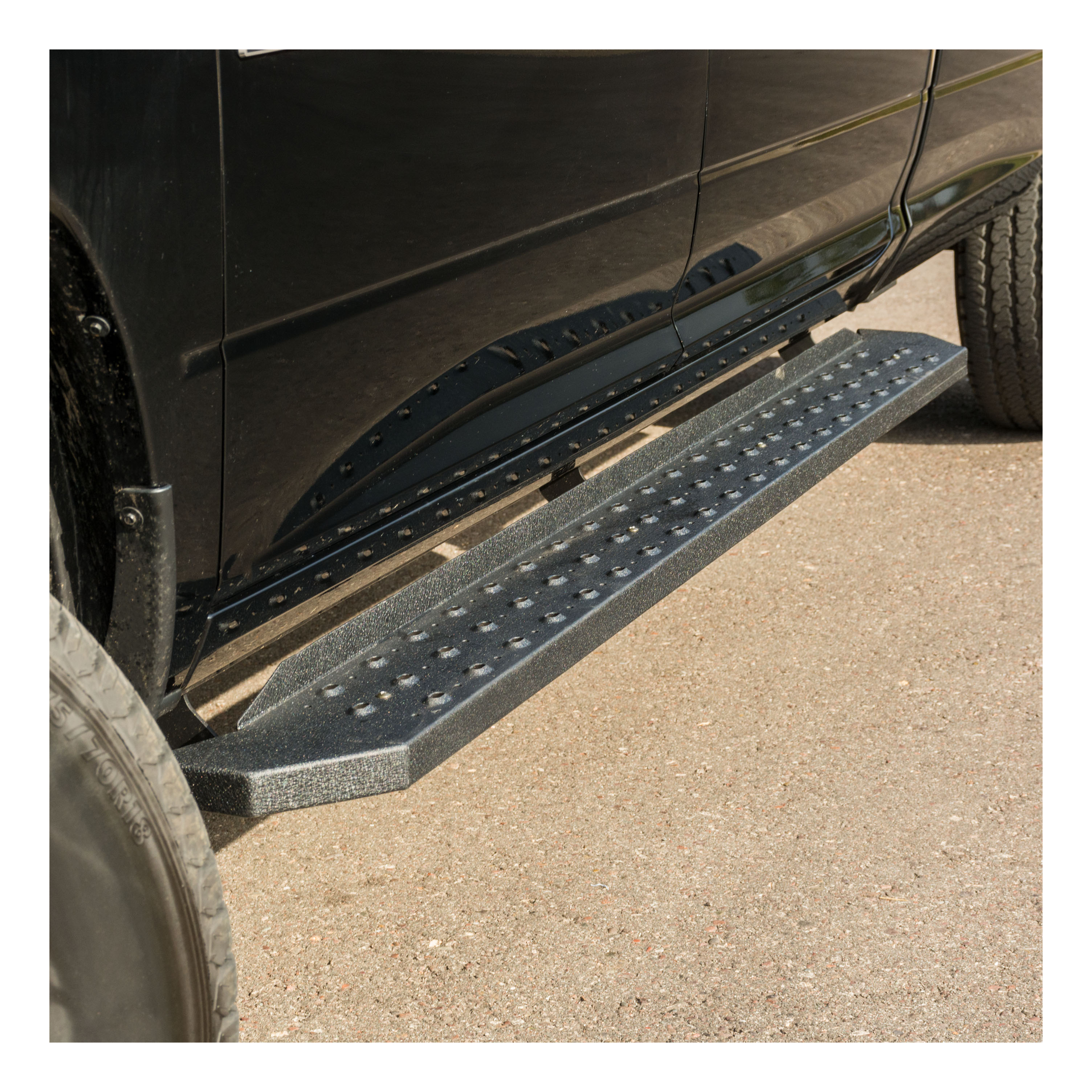 ARIES 2055552 RidgeStep Black Steel 6-1/2 x 85-Inch Truck Running Boards, Select Ford Ranger Crew Cab thumbnail 15