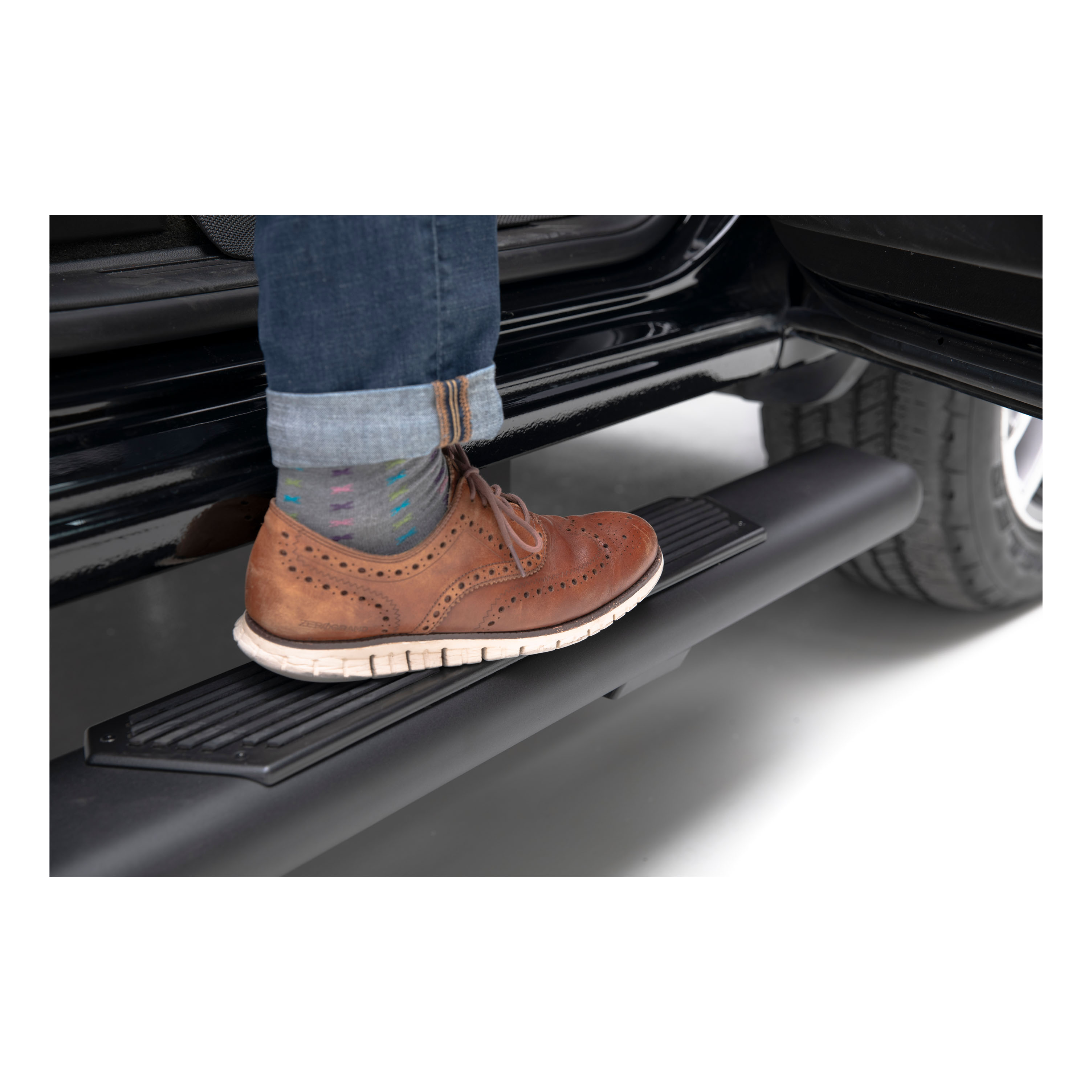 ARIES 2558052 AscentStep Black Steel 5-1/2 x 85-Inch Truck Running Boards, Select Ford Ranger Crew Cab thumbnail 13