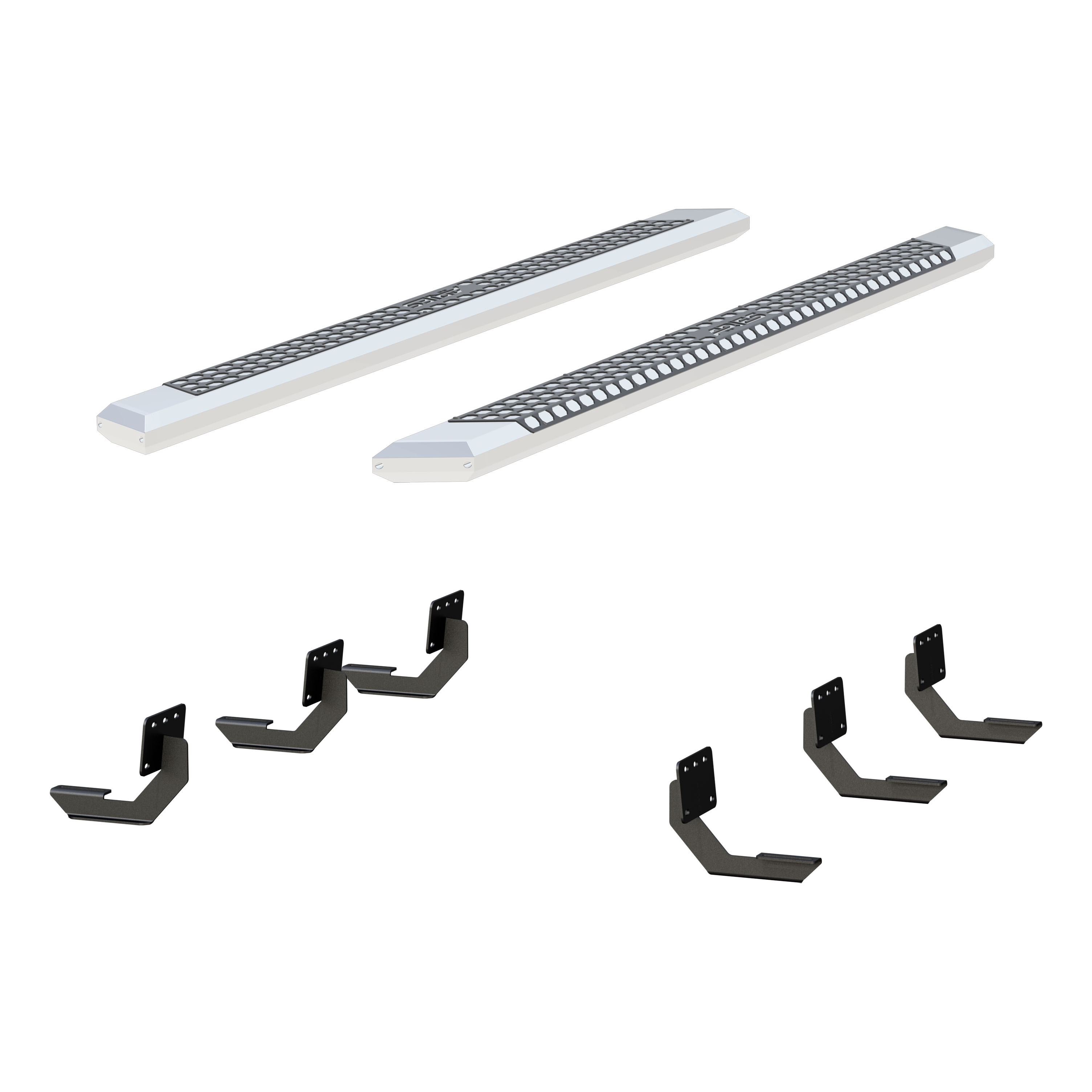 ARIES 2555049 AdvantEDGE Chrome Aluminum 91-Inch Truck Running Boards, Select Ram 1500 Crew Cab thumbnail 0
