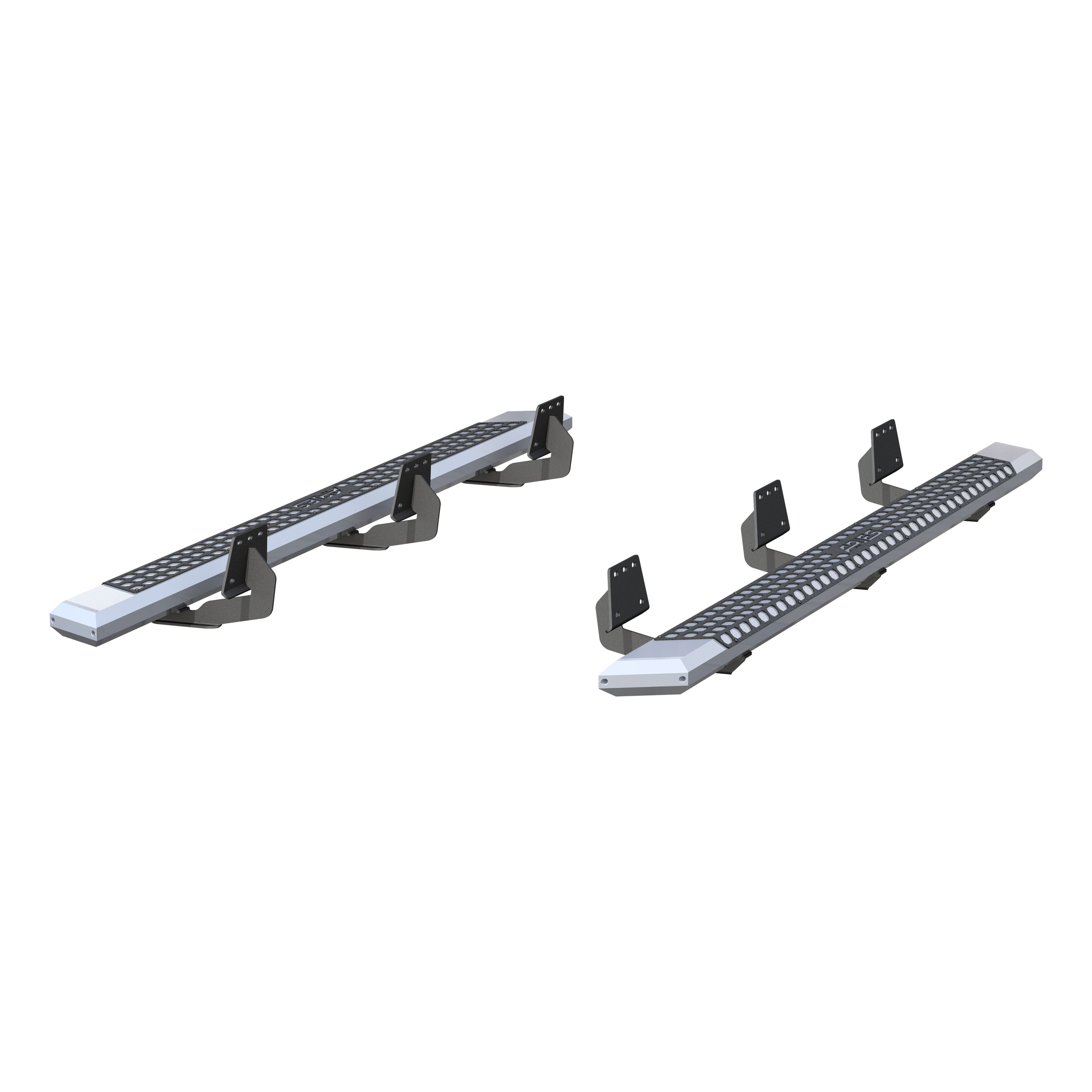 ARIES 2555049 AdvantEDGE Chrome Aluminum 91-Inch Truck Running Boards, Select Ram 1500 Crew Cab thumbnail 1