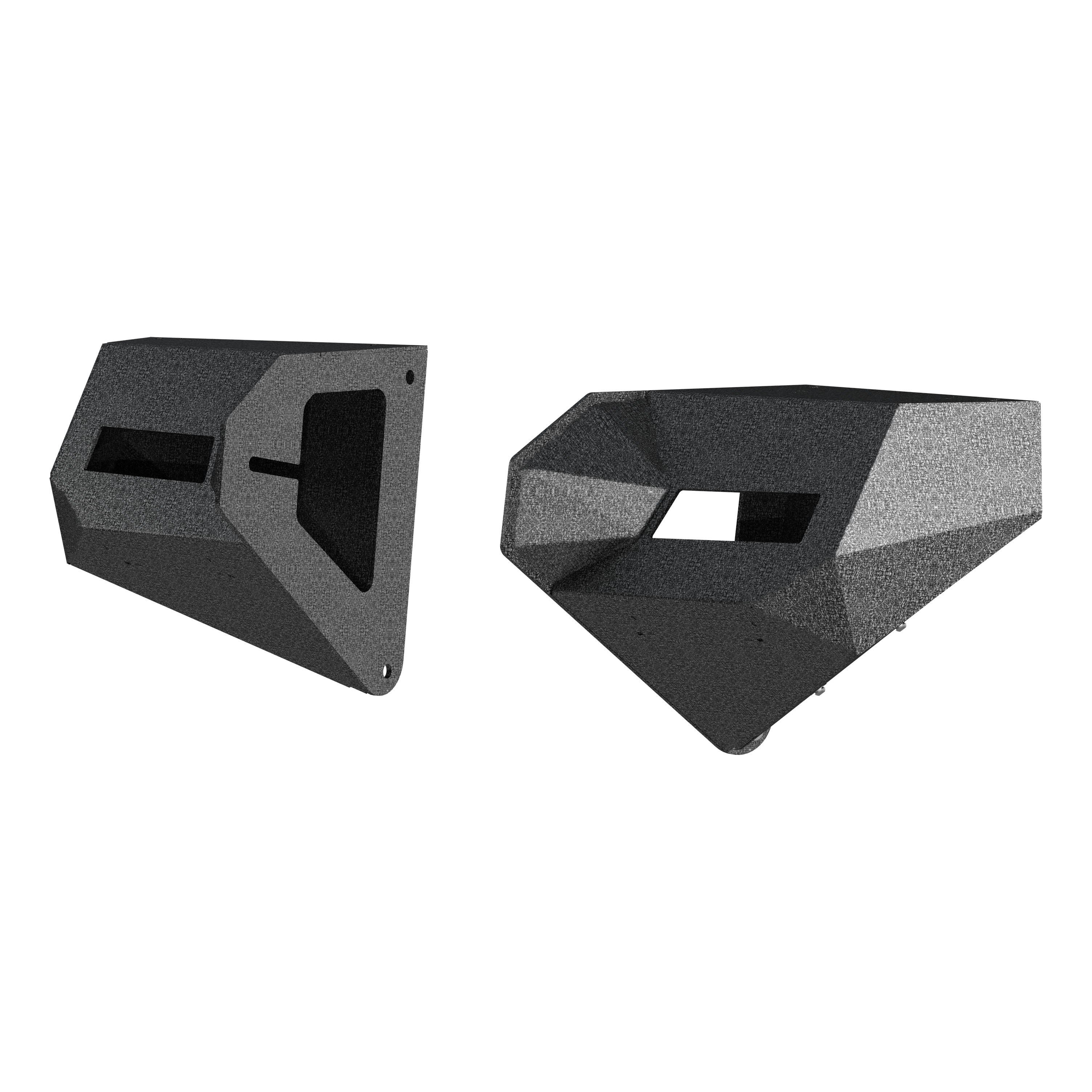 ARIES 2081209 TrailChaser Black Aluminum Front Bumper Corners Only, Select Jeep Wrangler JL, Gladiator thumbnail 0