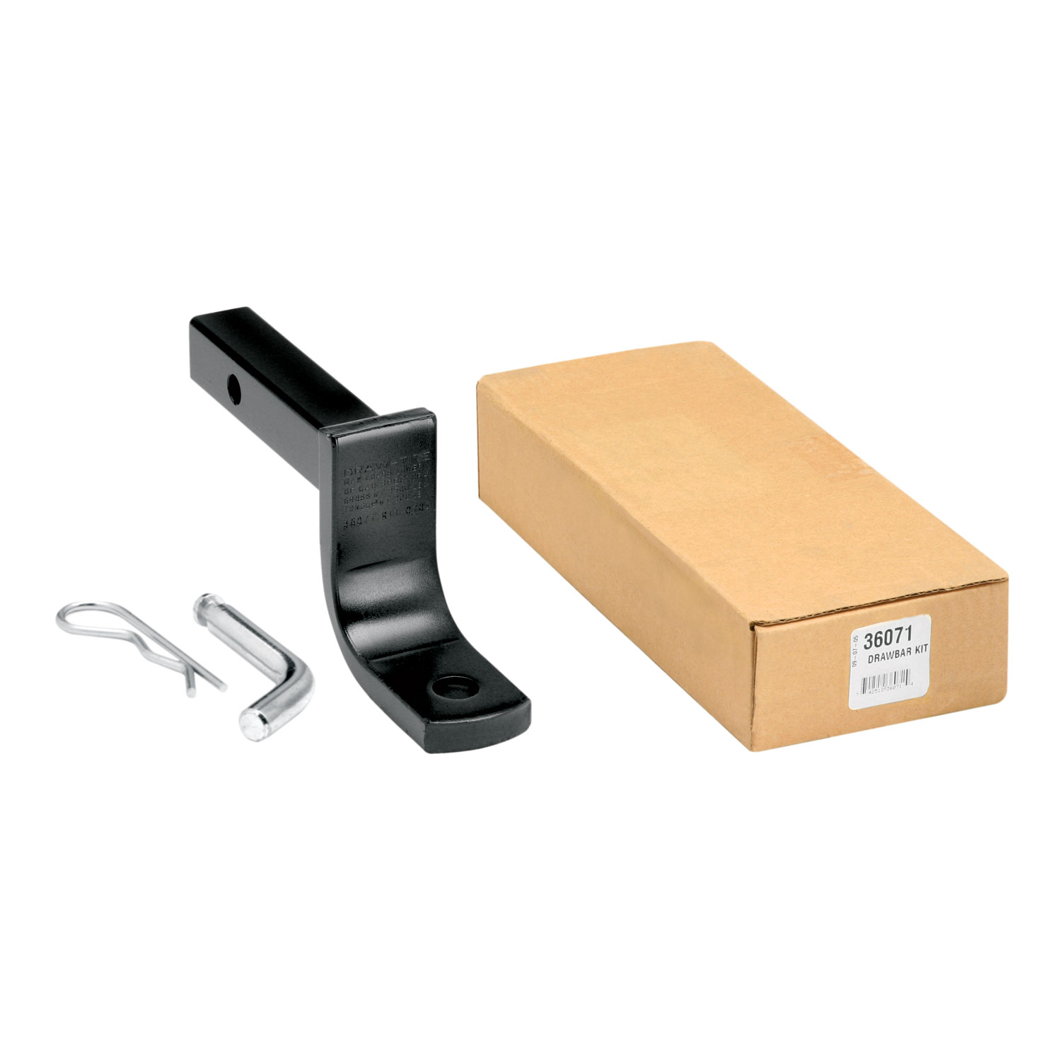 Draw-tite Trailer Hitch Ball Mount, Fits 1-1/4 in. Receiver, 3.25 in. Drop, 2.625 in. Rise, 3,500 lbss. Capacity, Black thumbnail 1
