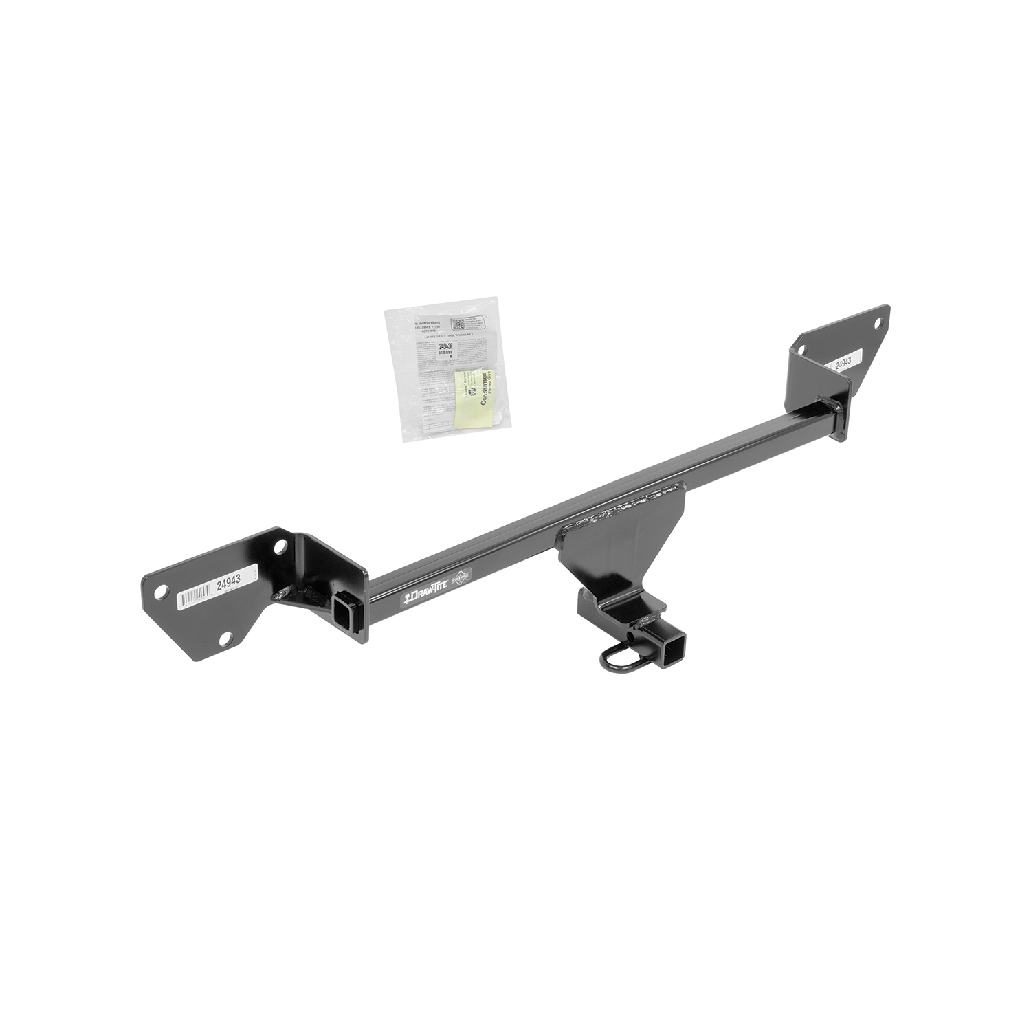 Draw-tite Class 1 Trailer Hitch, 1-1/4" Square Receiver, Black for Select Chevrolet Cruze 24943 thumbnail 0
