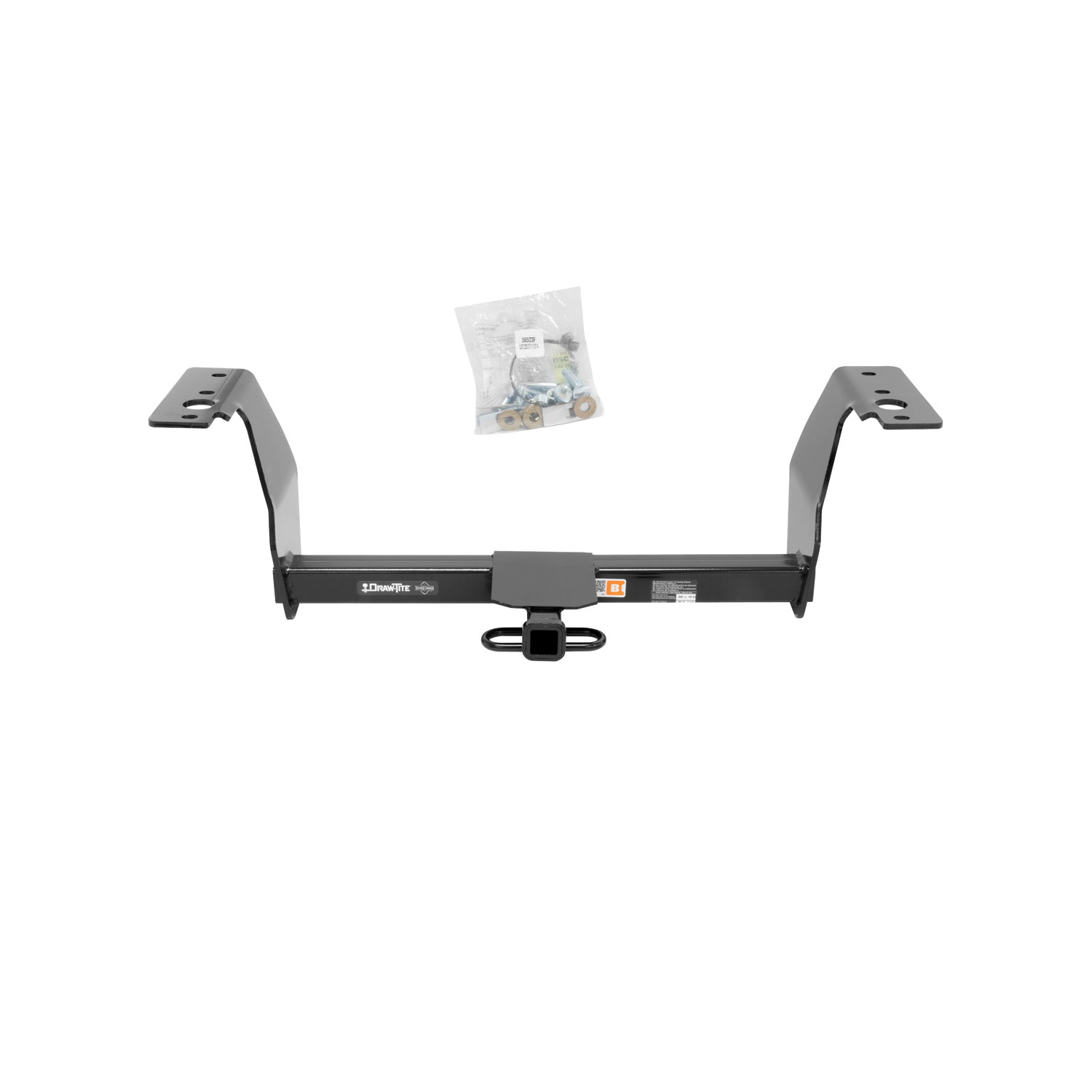 Draw-tite Class 2 Trailer Hitch, 1-1/4" Square Receiver, Black for Select Subaru Forester 36523 thumbnail 6
