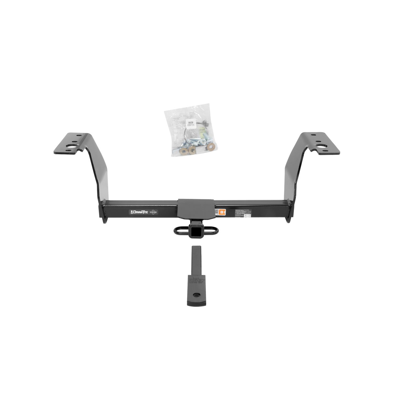 Draw-tite Class 2 Trailer Hitch, 1-1/4" Square Receiver, Black for Select Subaru Forester 36523 thumbnail 9