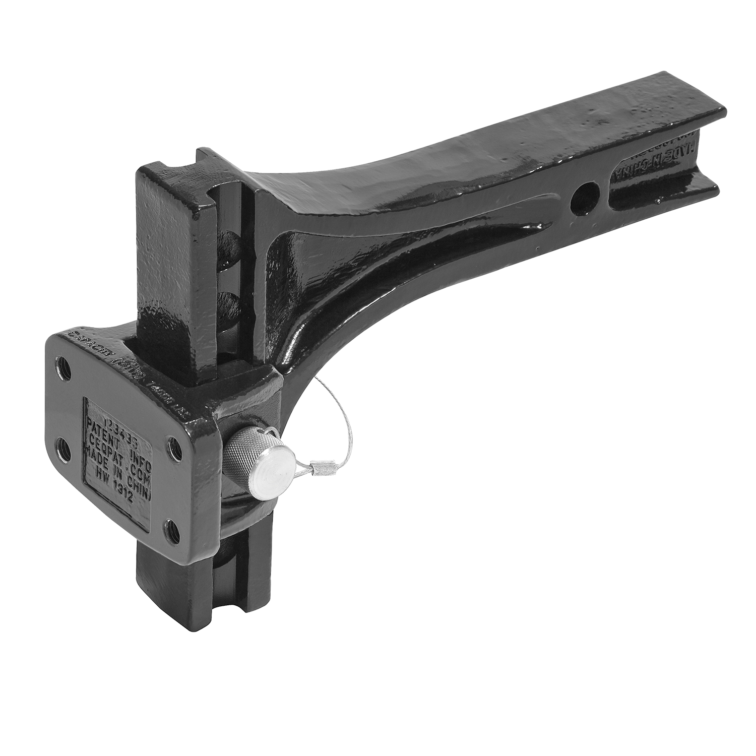 Draw-tite Pintle Hook Mounting Plate, Fits 2 in. Receiver, 14,000 lbs. Capacity, Adjustable thumbnail 2