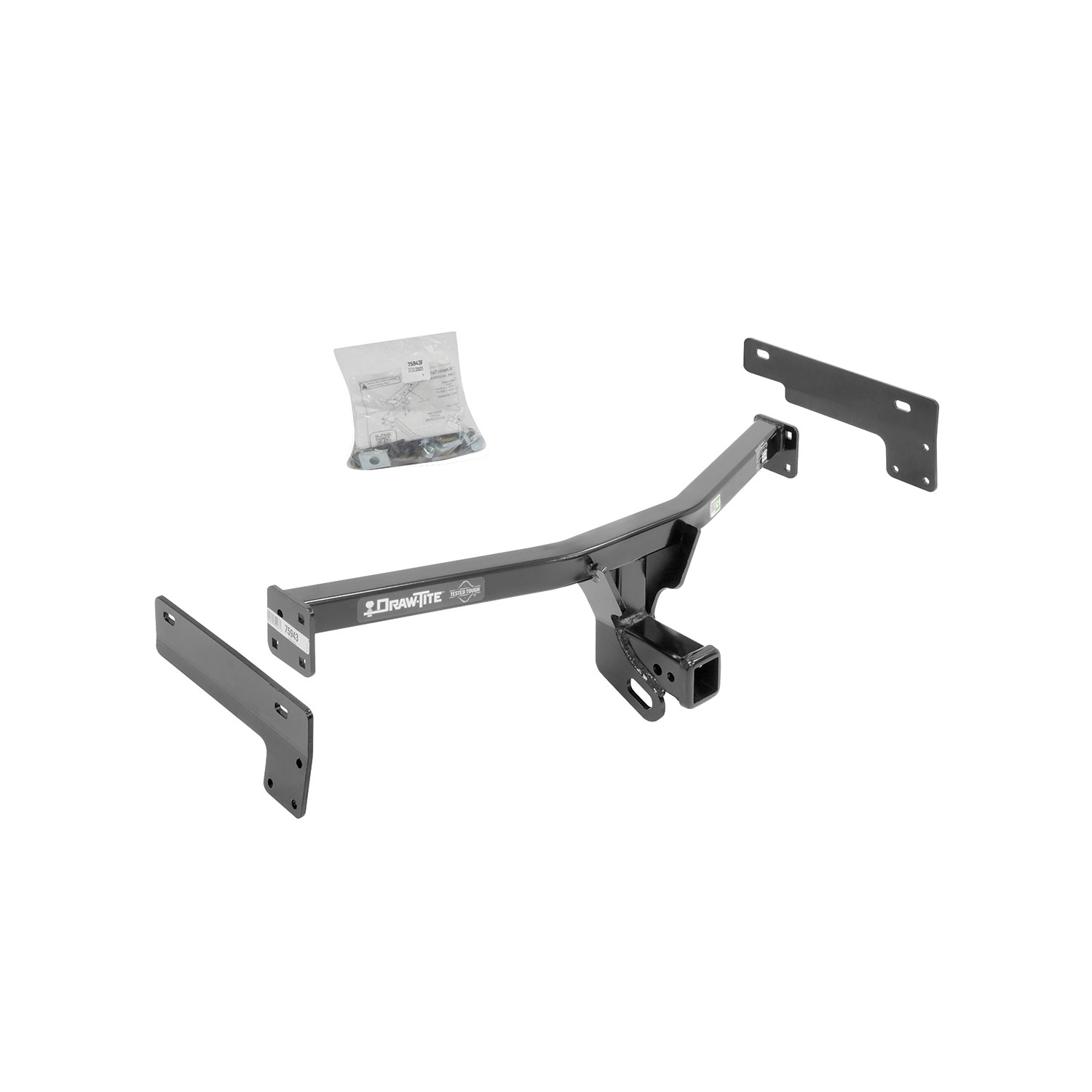 Draw-tite Class 3 Trailer Hitch, 2" Square Receiver, Black for Select Lincoln MKC 75943 thumbnail 0