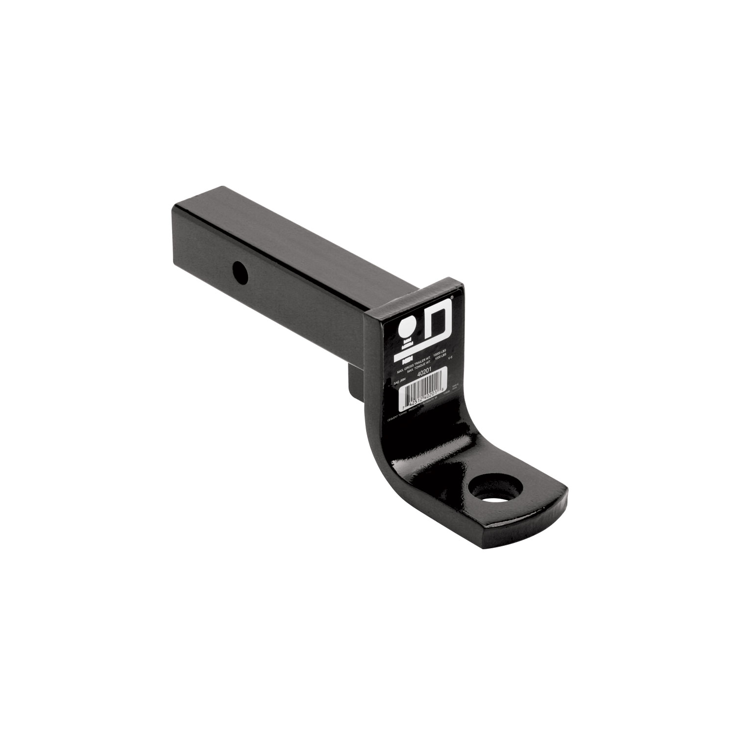 Draw-Tite Trailer Hitch Ball Mount, Fits 2 Inch Square Receiver, 4 Inch Drop, 2.75 Inch Rise, 10,000 lbss. Capacity, Black thumbnail 0