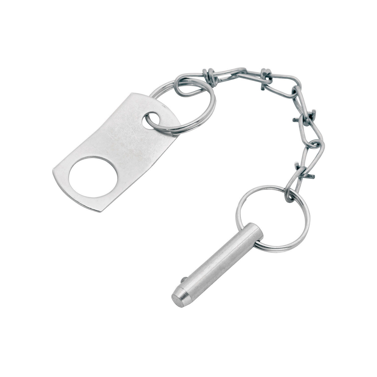 Bulldog Coupler Accessory, Pin/Lanyard-5/16 in. w/4 Link Chain & Tab